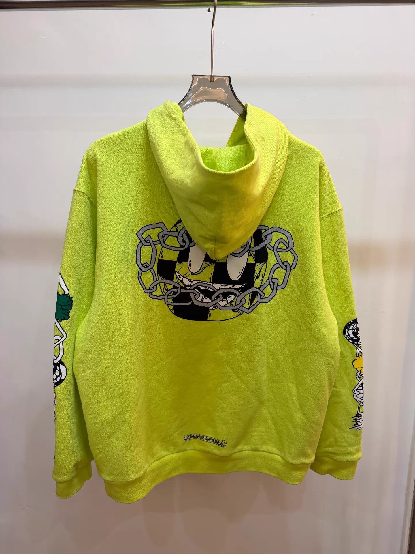 Chrome Hearts Multi Colored Graphic Zip-Up Hoodie (XL) Size US XL / EU 56 / 4 - 2 Thumbnail