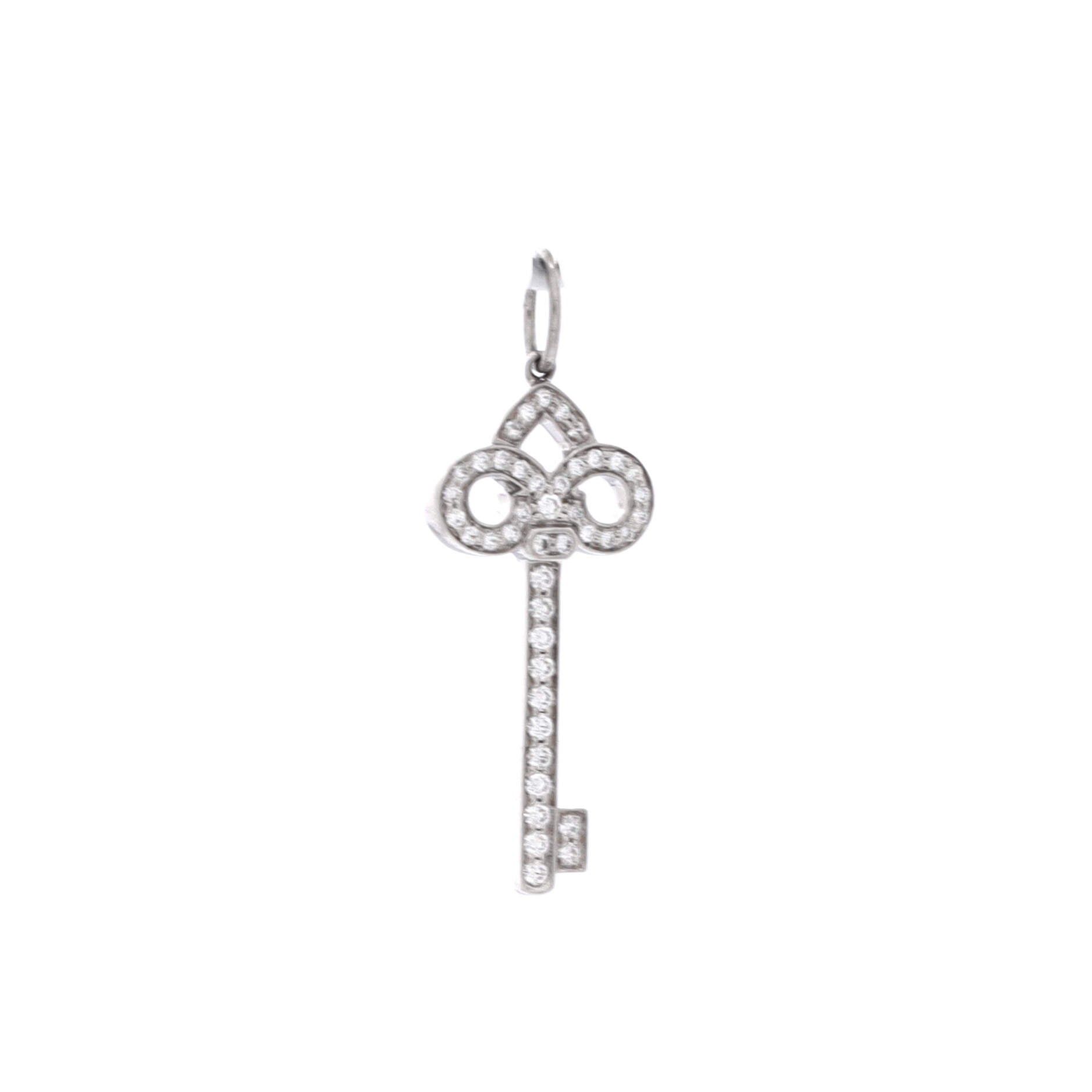 Tiffany & Co. Fleur De Lis Key Pendant Size ONE SIZE - 2 Thumbnail