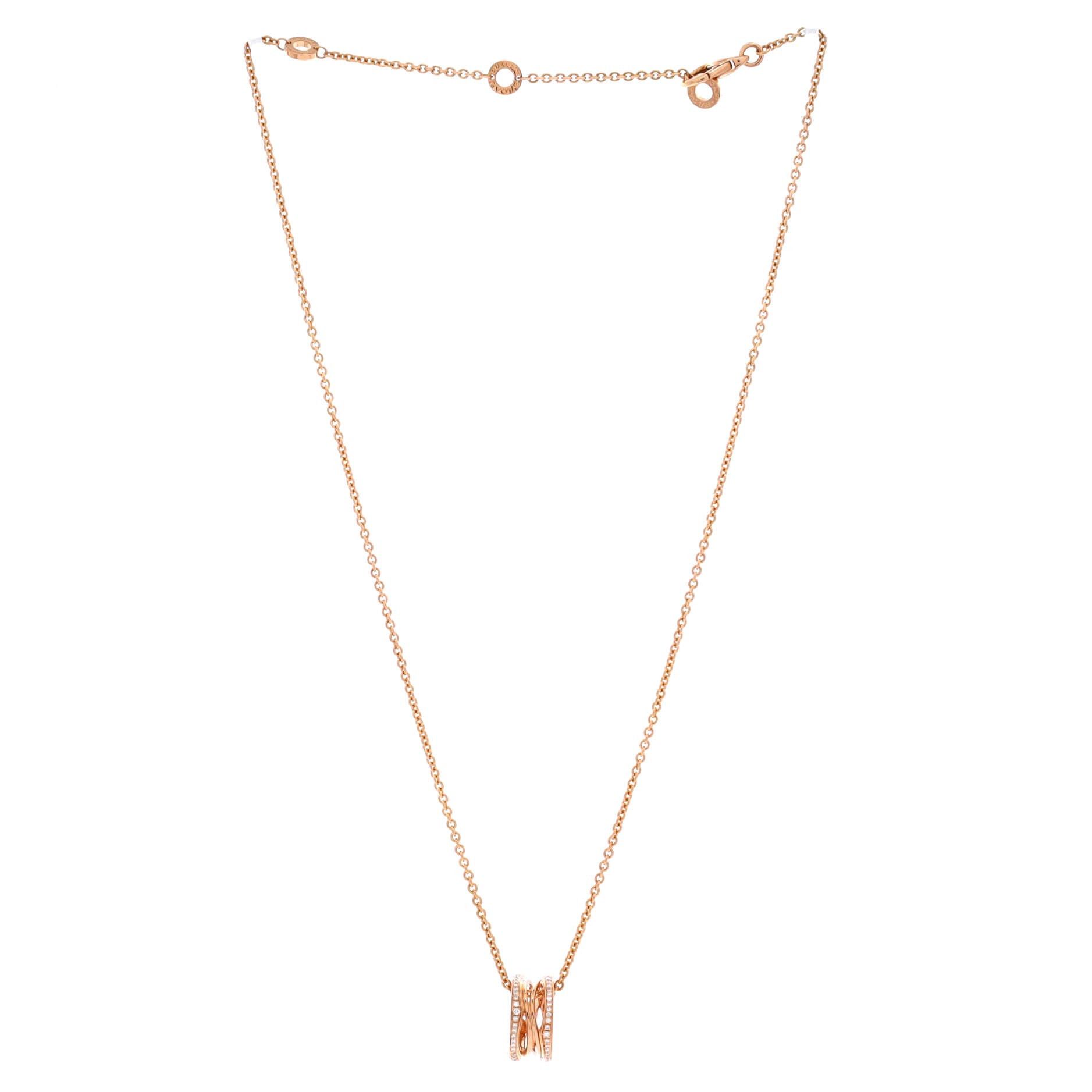 Bvlgari B.Zero1 Open Design Legend Zaha Hadid Pendant Necklace Size ONE SIZE - 3 Thumbnail