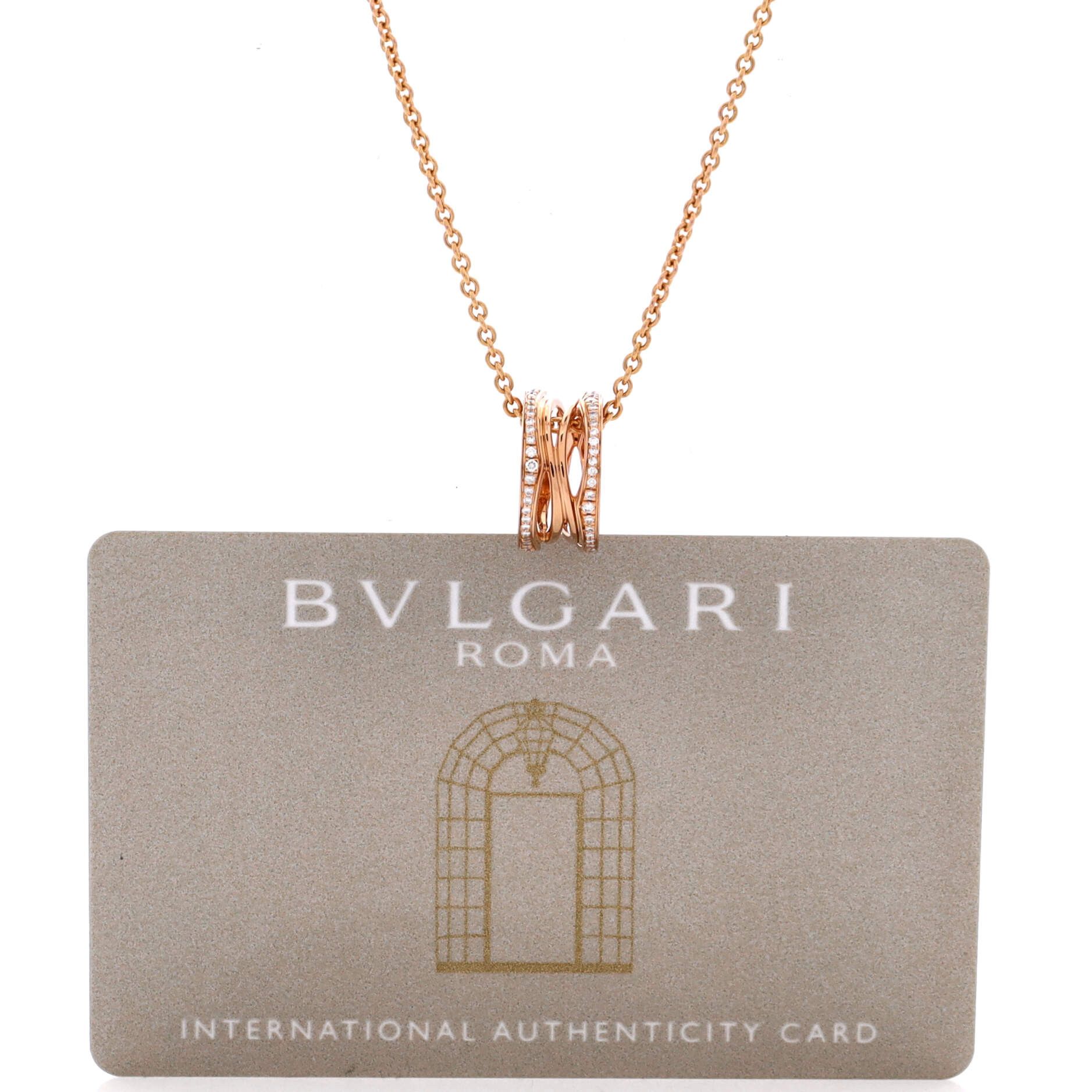 Bvlgari B.Zero1 Open Design Legend Zaha Hadid Pendant Necklace Size ONE SIZE - 2 Thumbnail