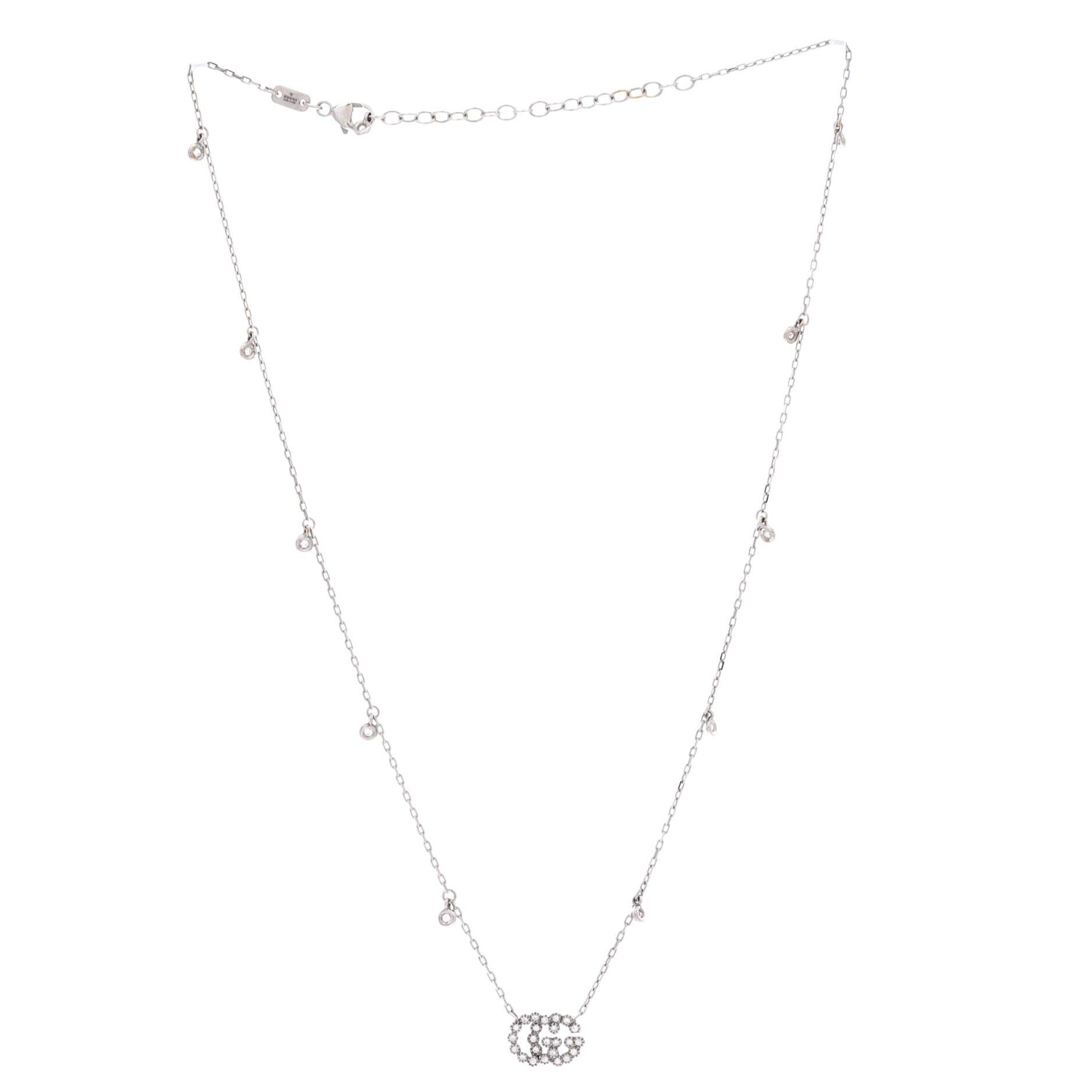 Gucci GG Running Station Necklace Size ONE SIZE - 2 Thumbnail