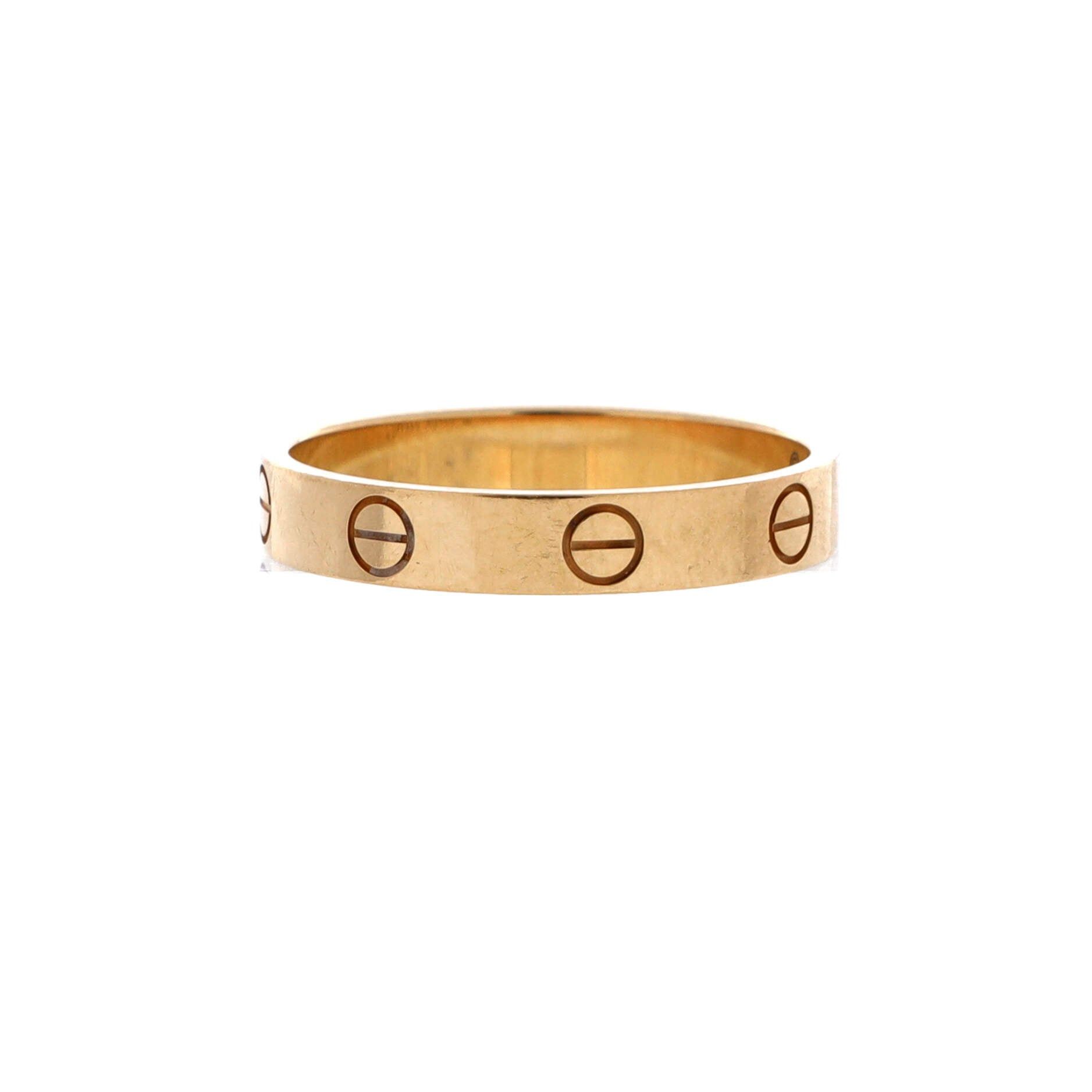 Cartier Love Wedding Band Ring Size ONE SIZE - 2 Thumbnail