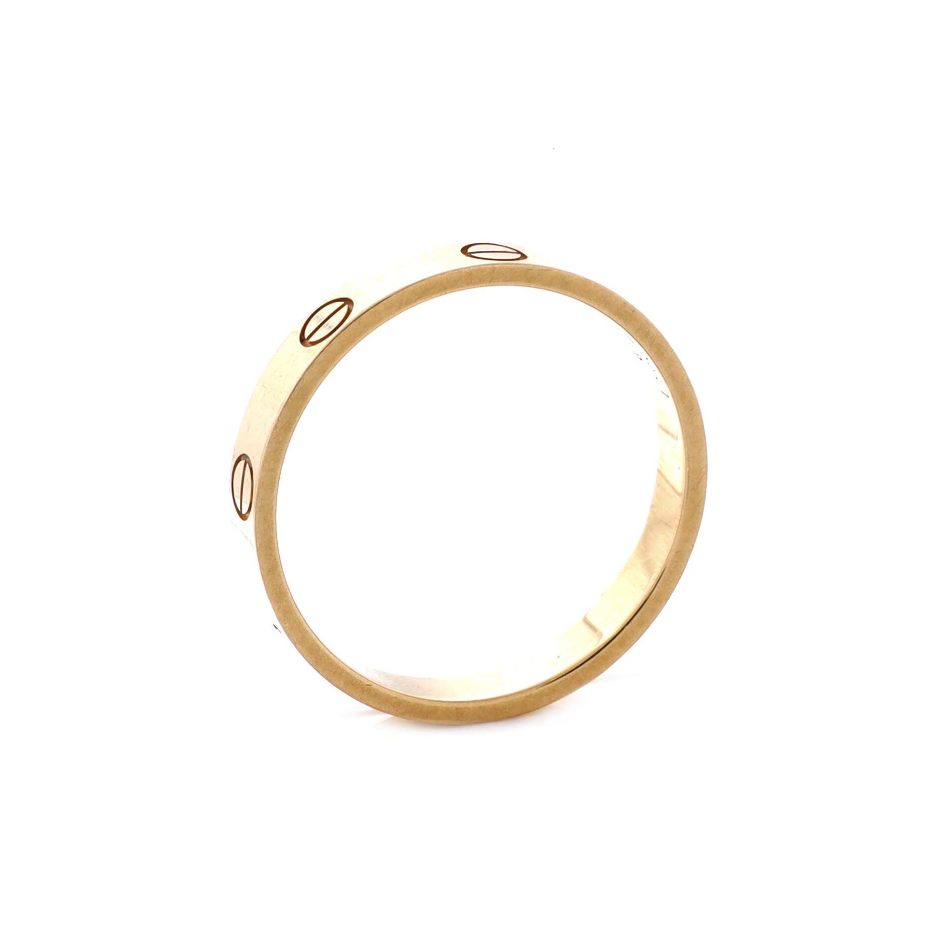 Cartier Love Wedding Band Ring Size ONE SIZE - 3 Thumbnail