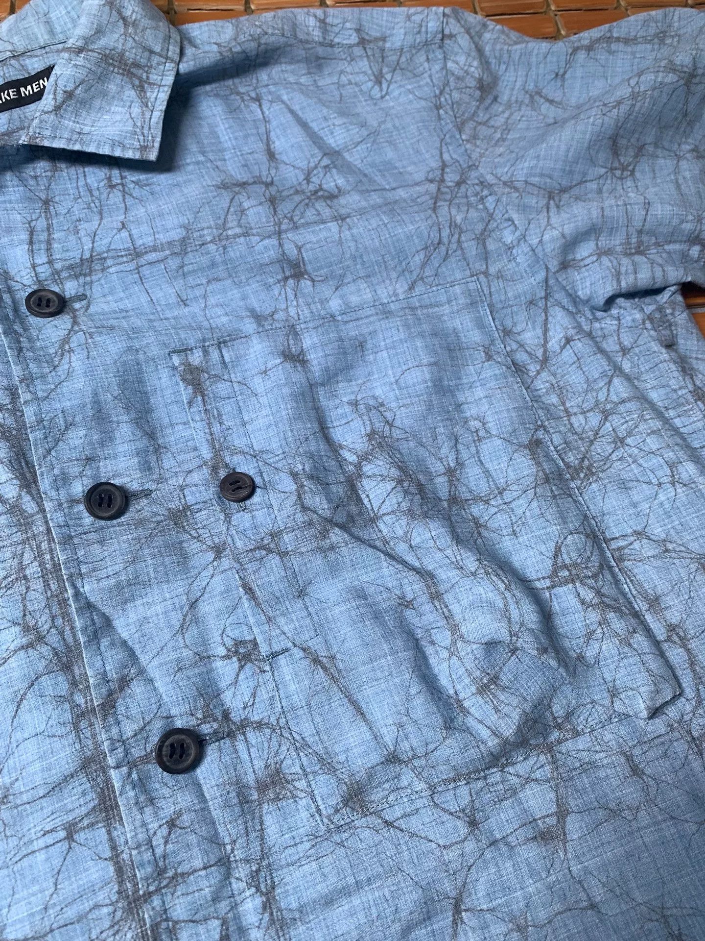 Issey Miyake Issey Miyake Linen Blend Short-Sleeve Shirt Size US M / EU 48-50 / 2 - 4 Thumbnail