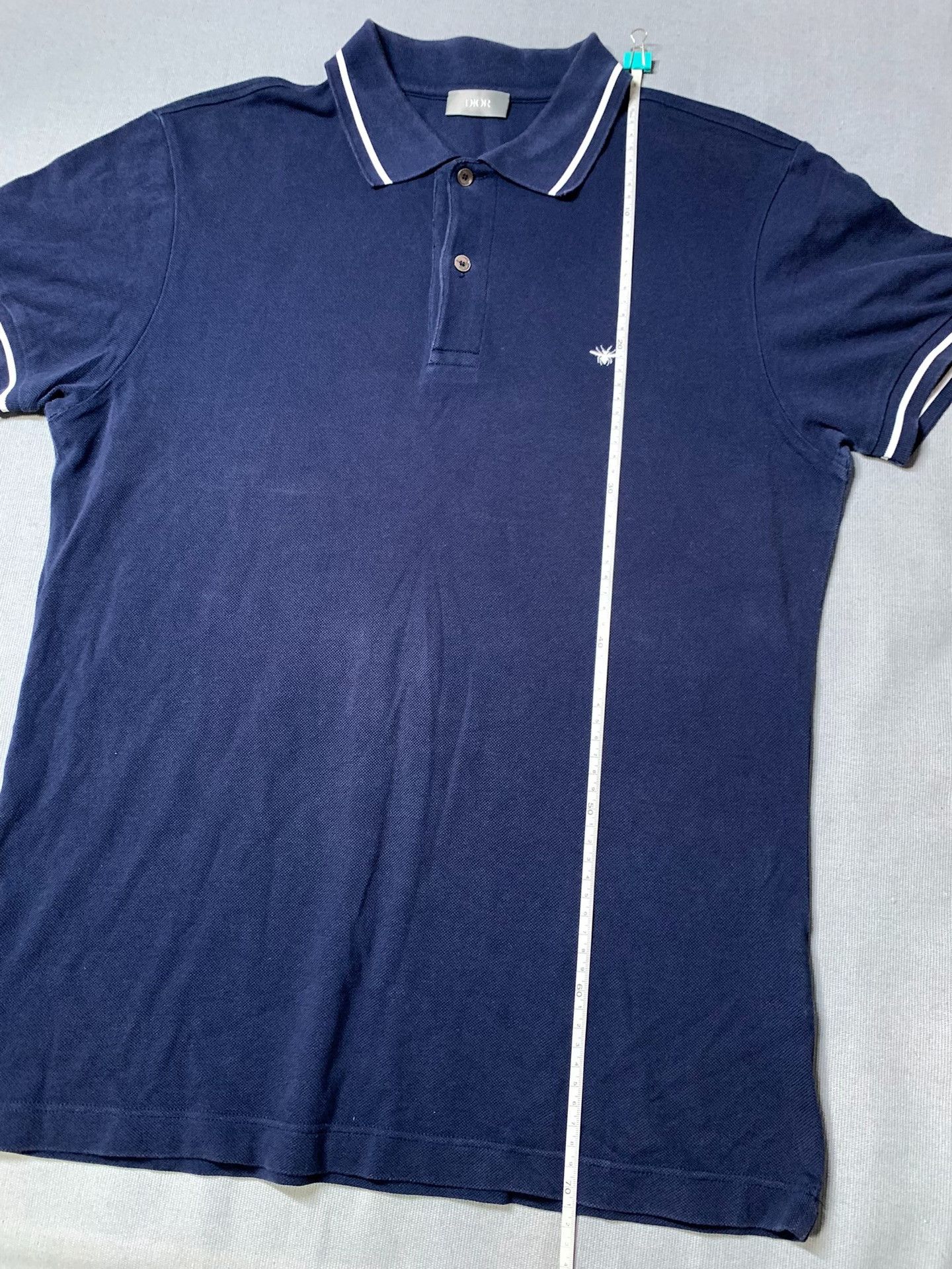 Dior Dior Classic Bee Embroidery Polo Shirt Size US L / EU 52-54 / 3 - 7 Thumbnail