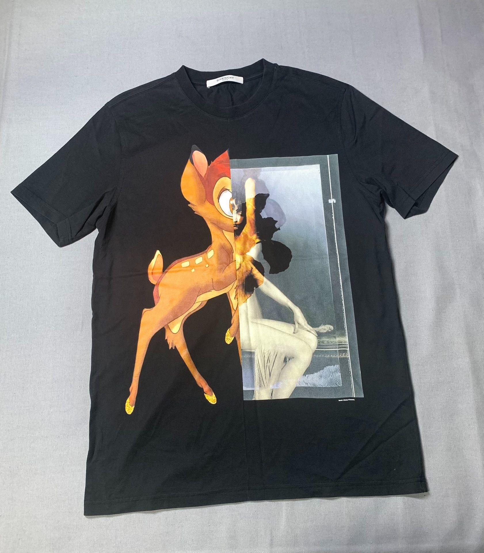 Givenchy Givenchy Bambi Patchwork Short-Sleeve Tee Size XS / US 0-2 / IT 36-38 - 2 Thumbnail