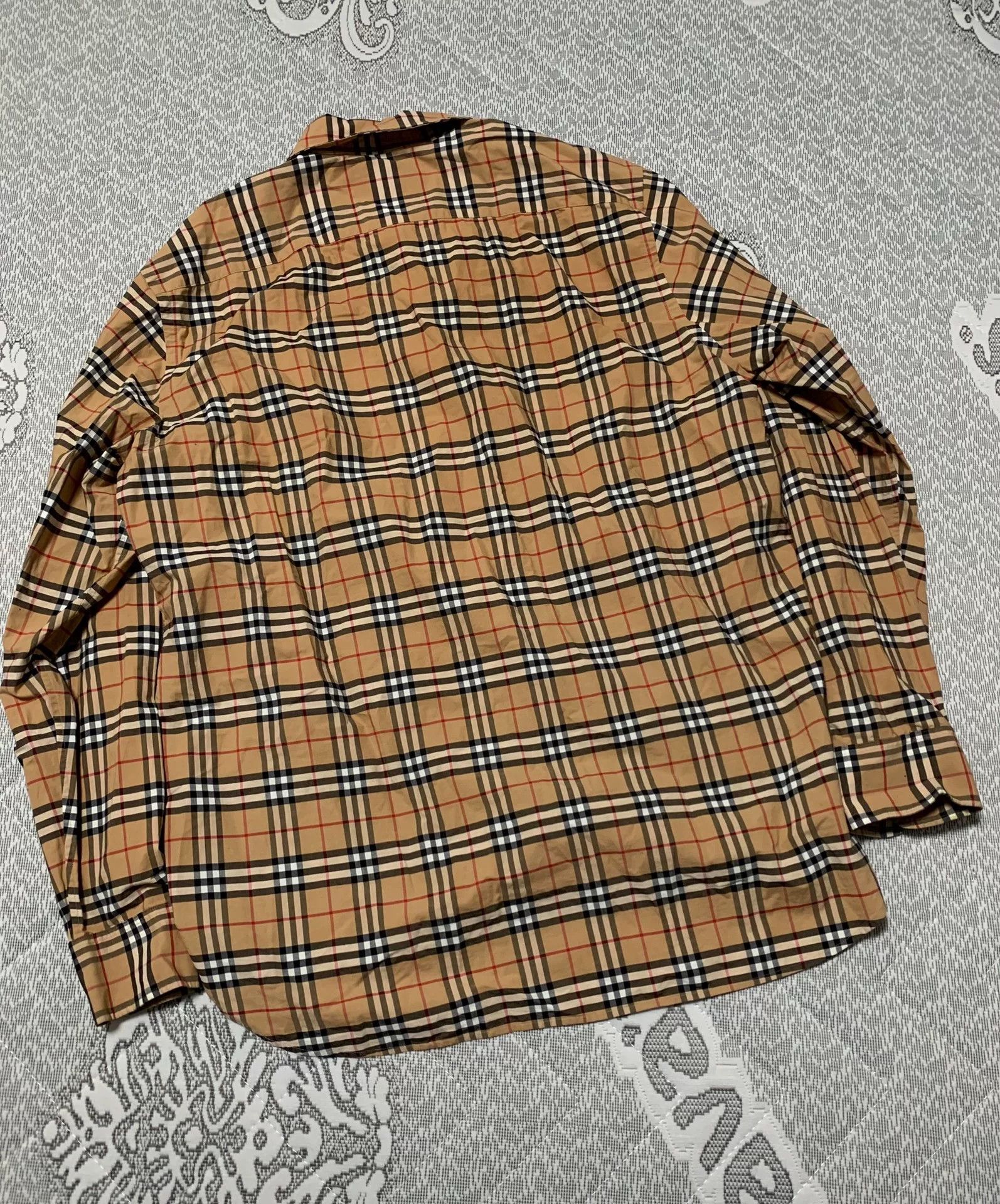 Burberry Burberry Classic Check Long-Sleeve Shirt Size US XL / EU 56 / 4 - 2 Thumbnail