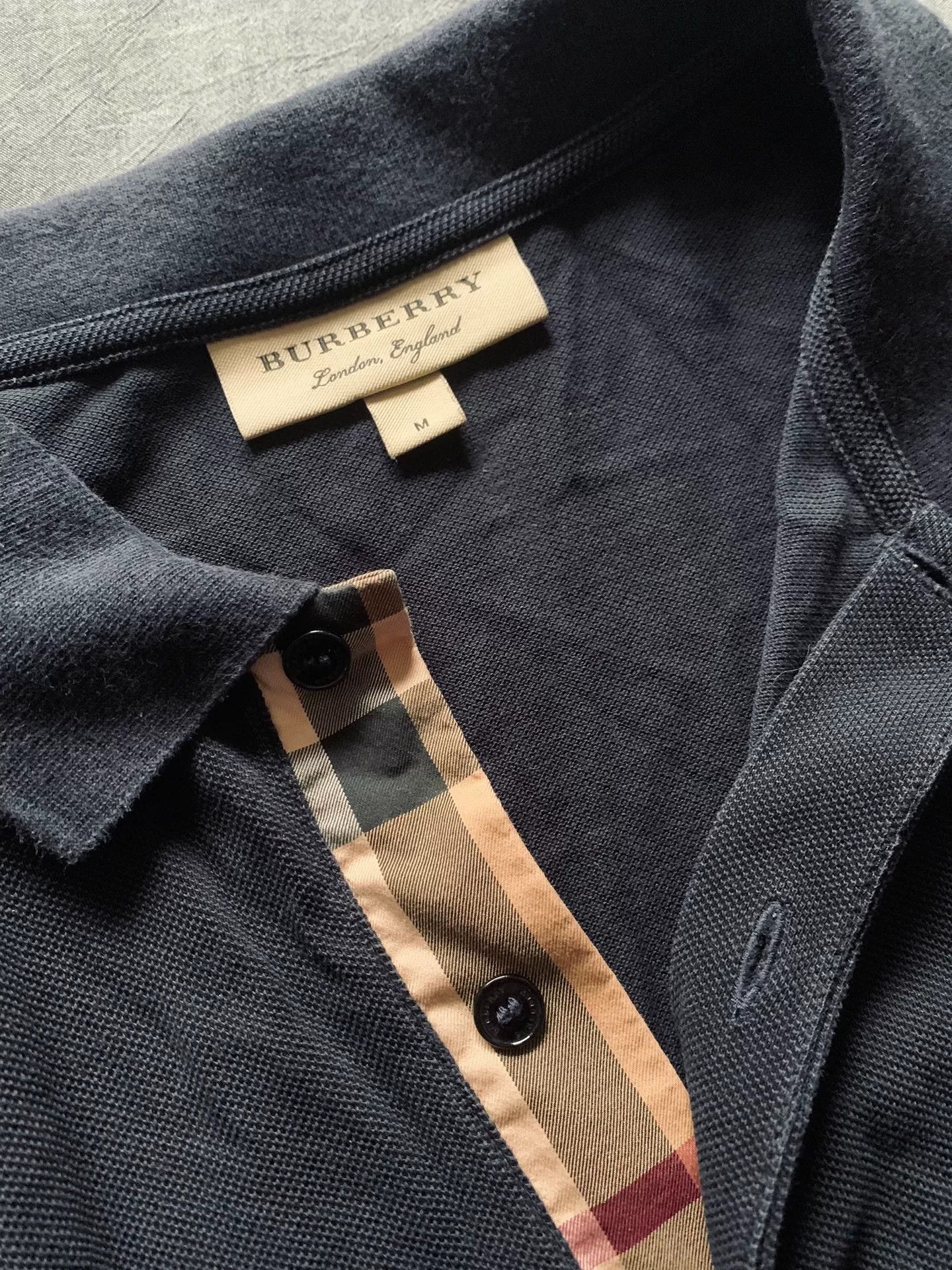 Burberry Burberry War Horse Embroidery Navy Polo Size US M / EU 48-50 / 2 - 3 Thumbnail