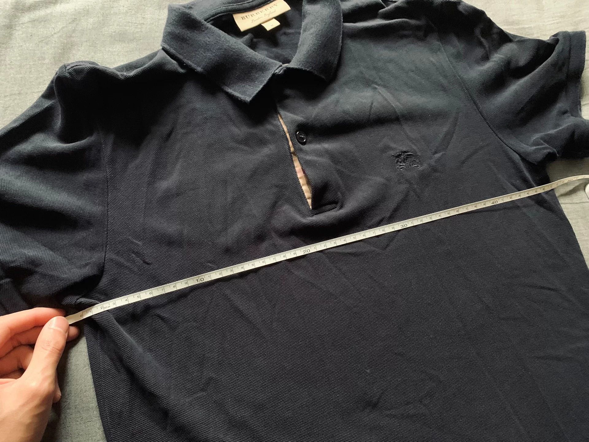 Burberry Burberry War Horse Embroidery Navy Polo Size US M / EU 48-50 / 2 - 7 Thumbnail