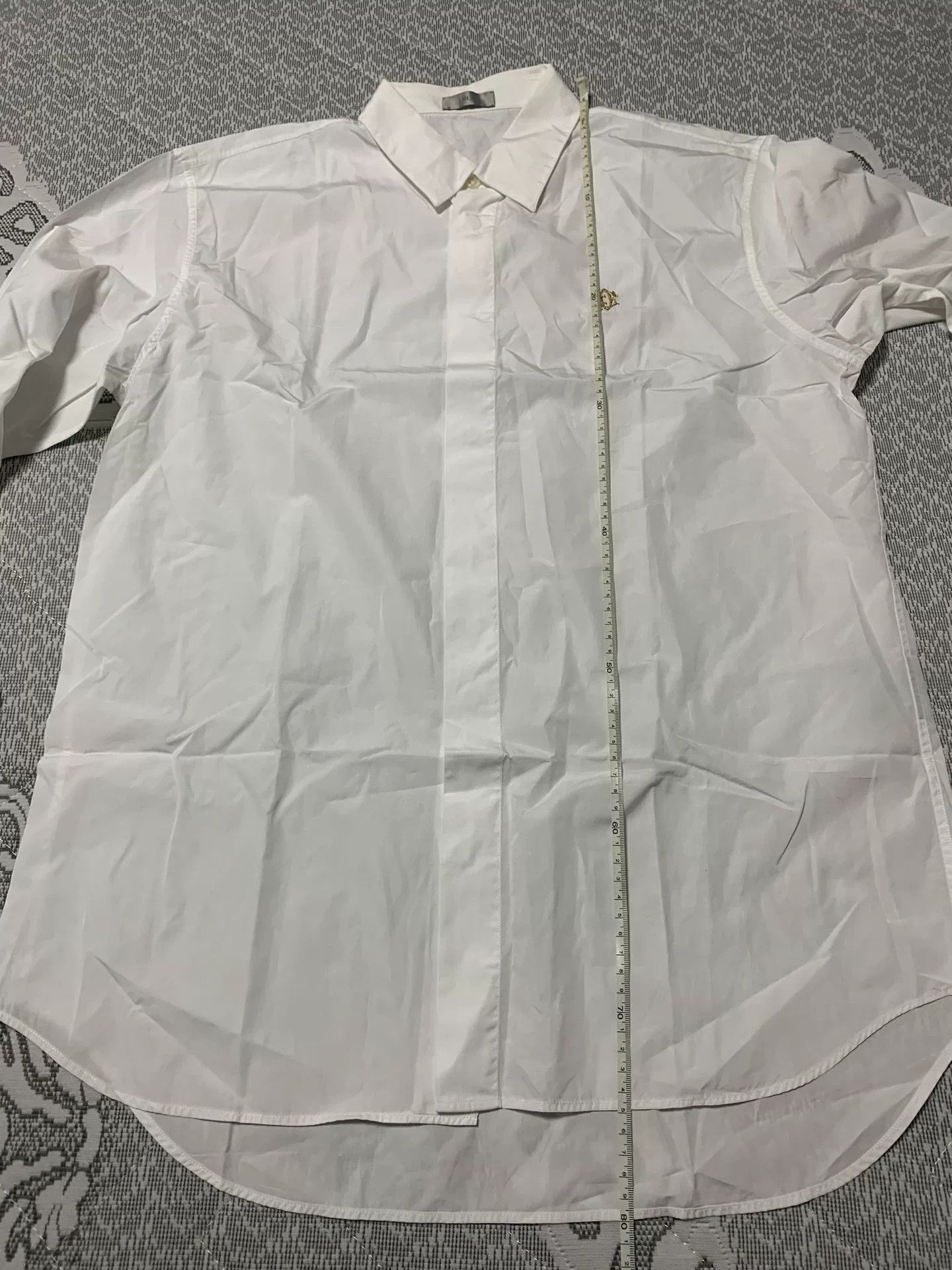Dior Dior Gold Thread CD Embroidered Shirt Size US L / EU 52-54 / 3 - 7 Thumbnail