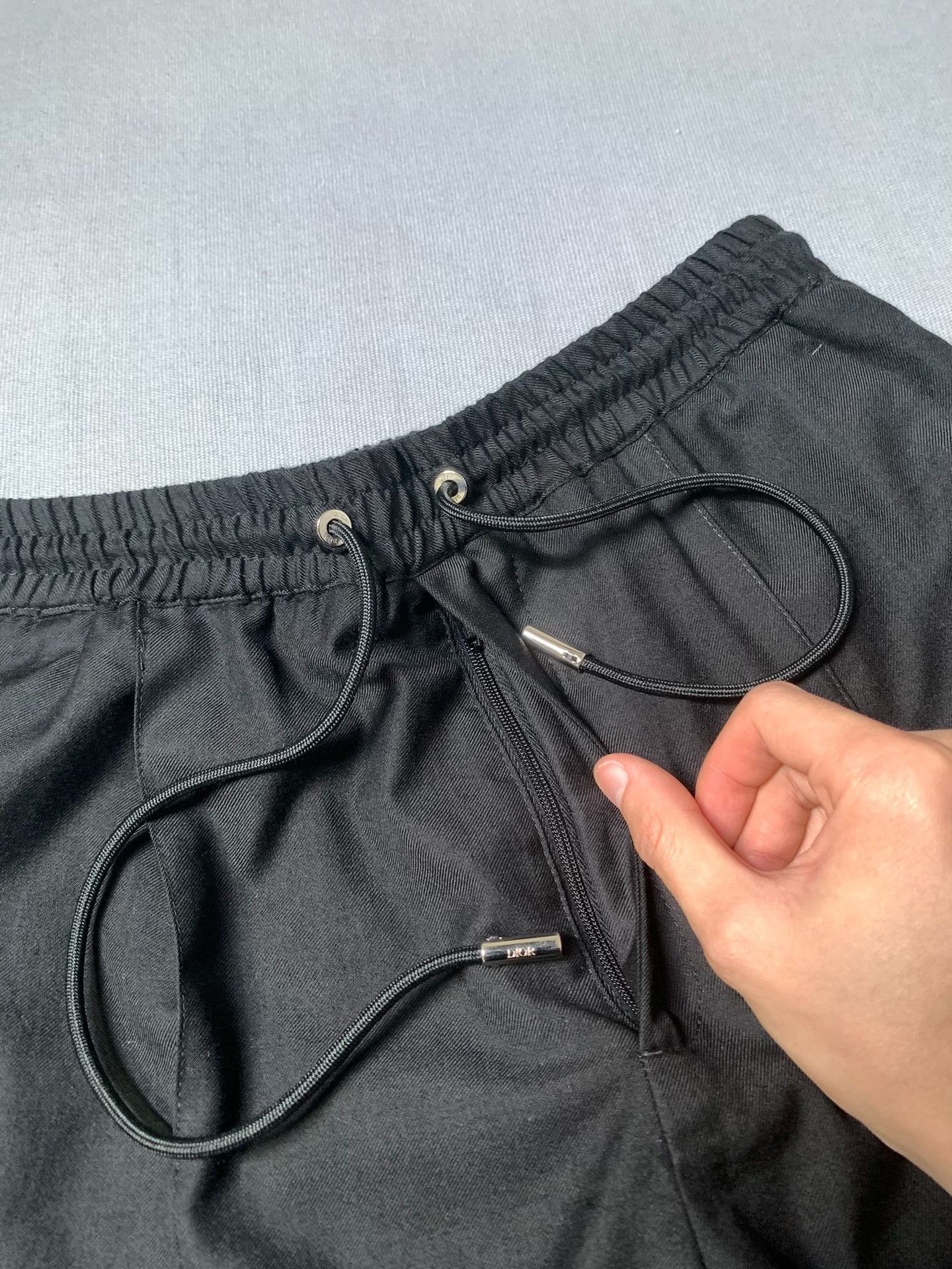 Dior Dior Drawstring Wool Pleated Pants Size US 30 / EU 46 - 4 Thumbnail