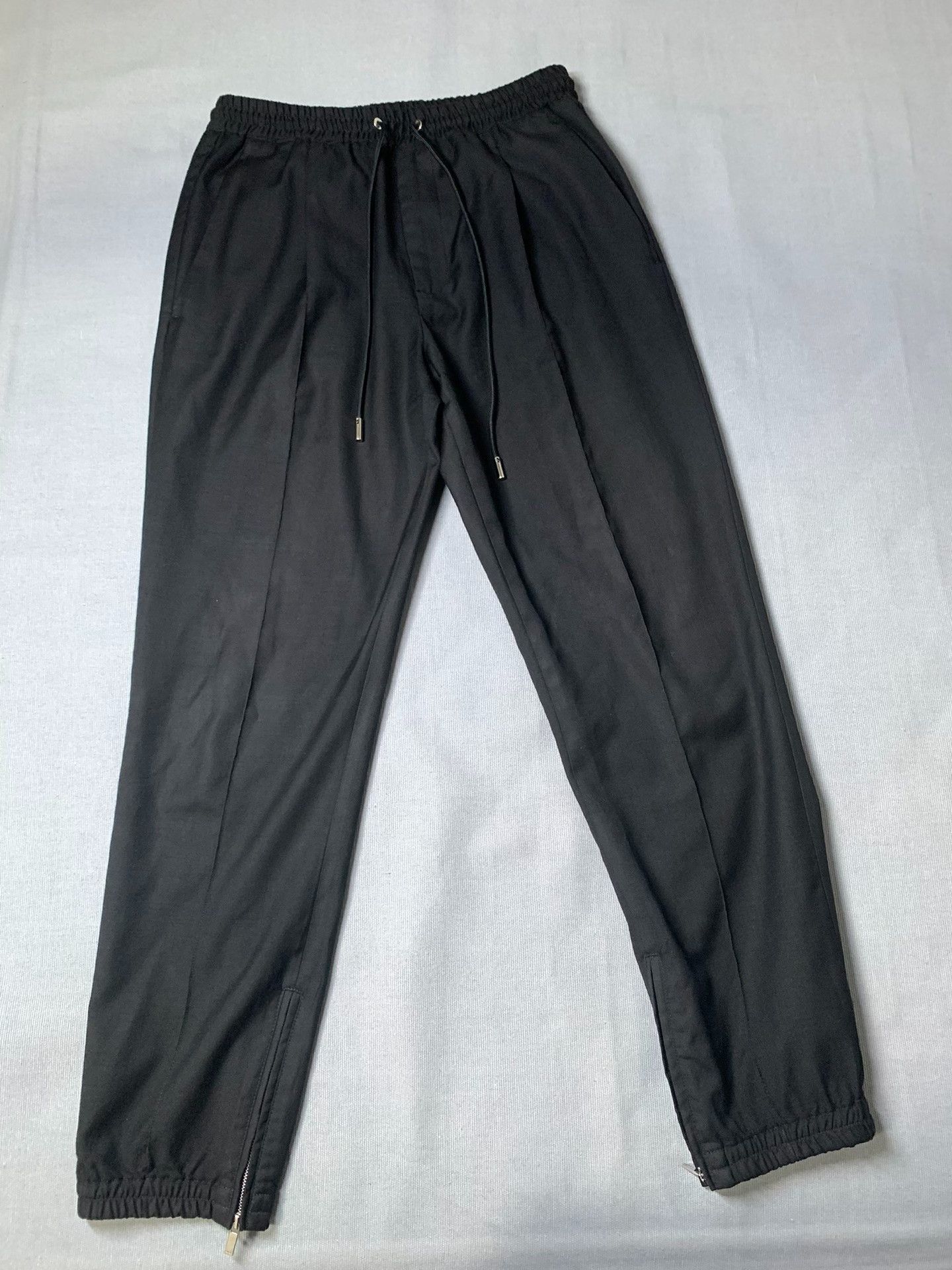 Dior Dior Drawstring Wool Pleated Pants Size US 30 / EU 46 - 2 Thumbnail