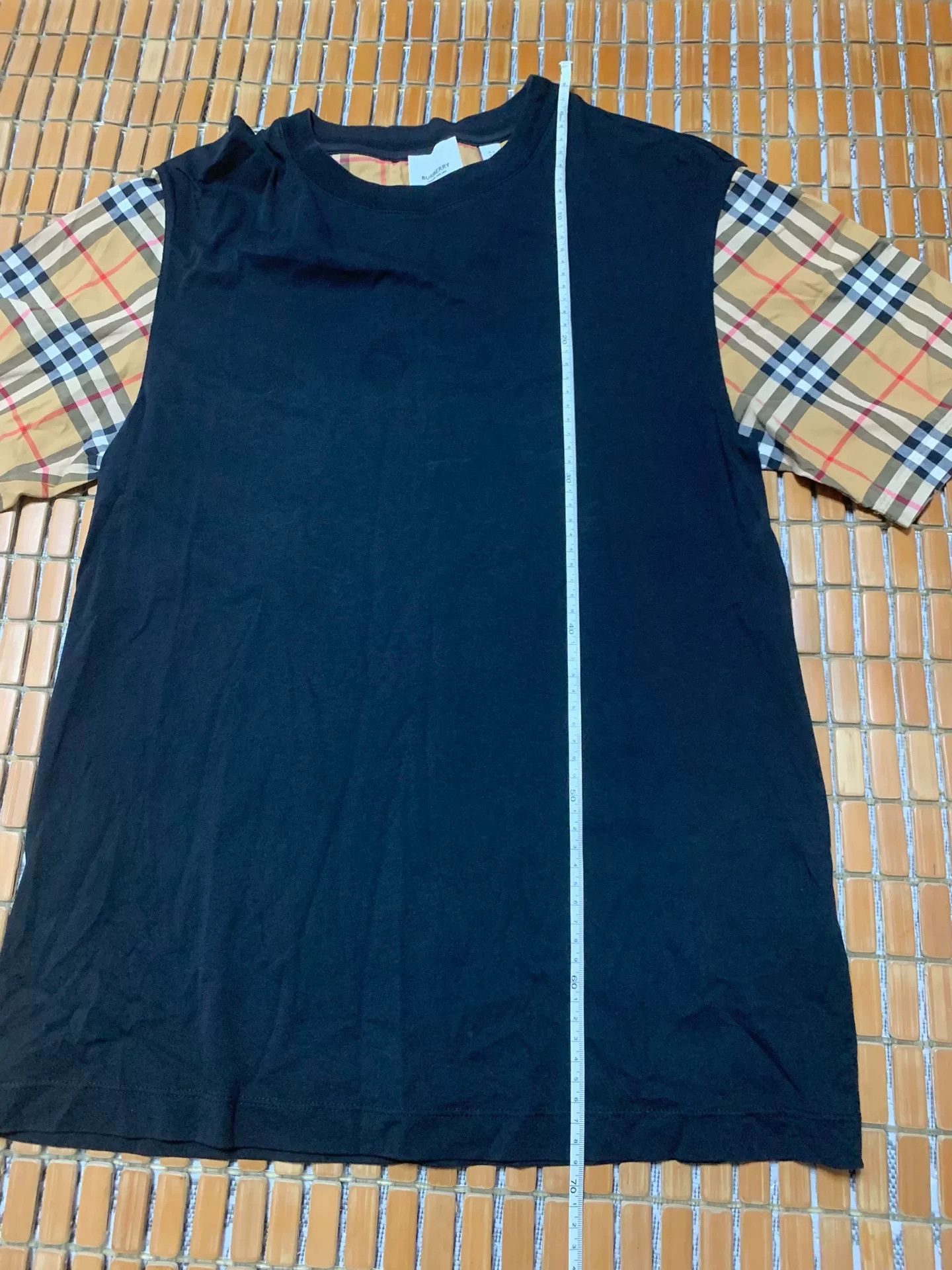 Burberry Burberry Classic Check Panel Short Sleeve Size XS / US 0-2 / IT 36-38 - 7 Thumbnail