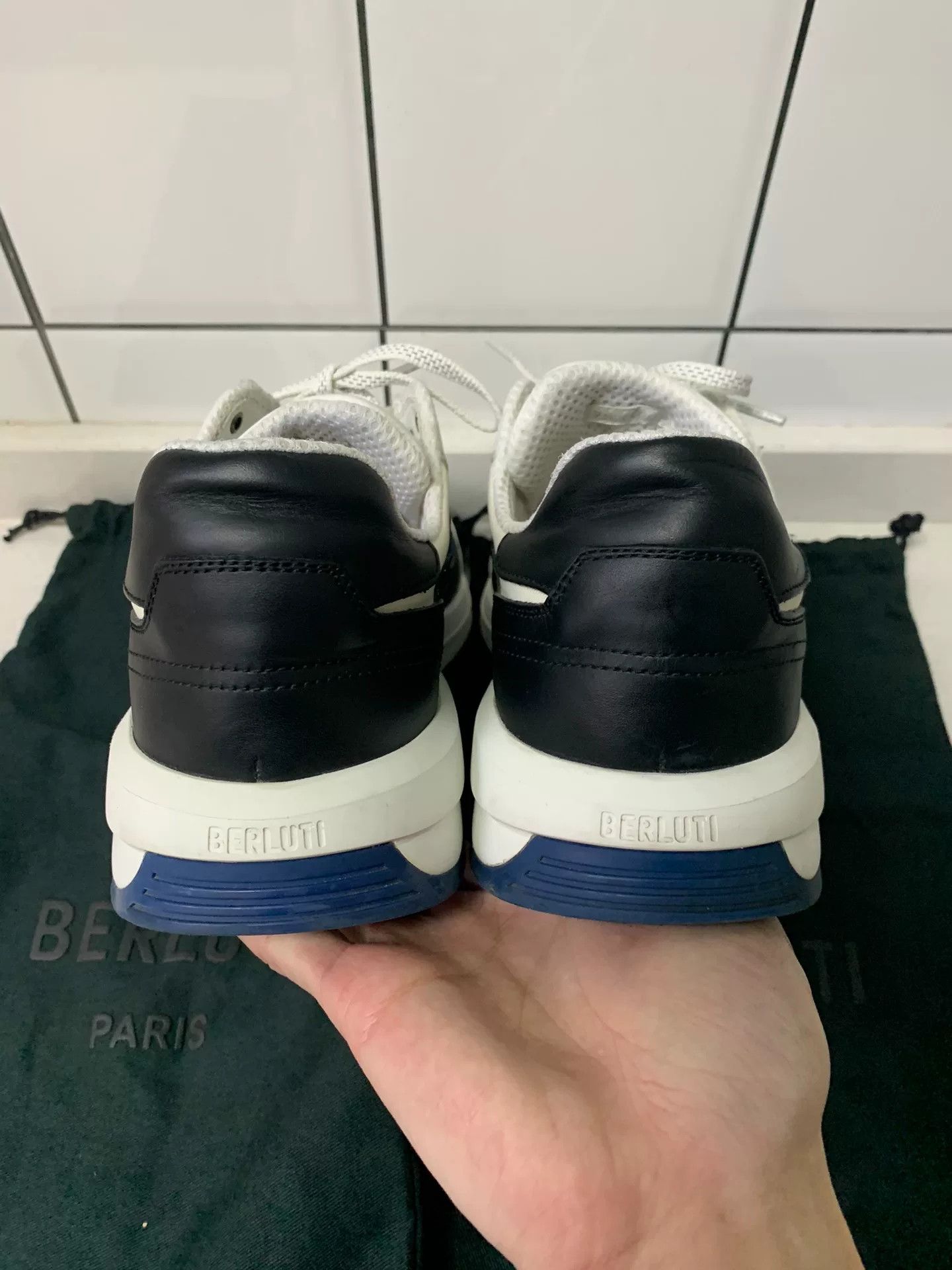 Berluti Berluti Fast Track Leather Patchwork Sneakers Size US 7 / EU 40 - 5 Thumbnail