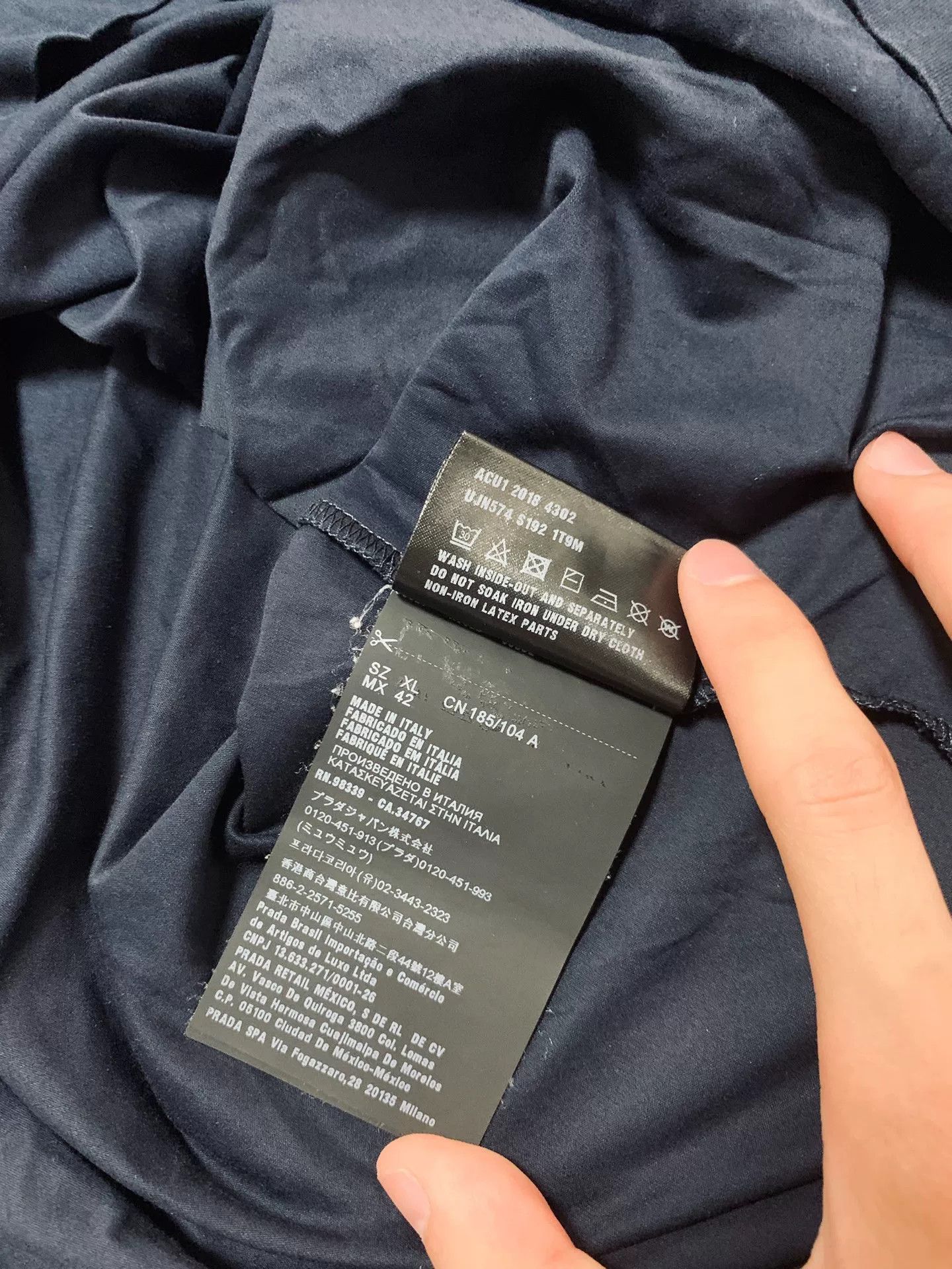 Prada Prada Fake Two-Piece Short-Sleeve Top Size US XS / EU 42 / 0 - 6 Thumbnail