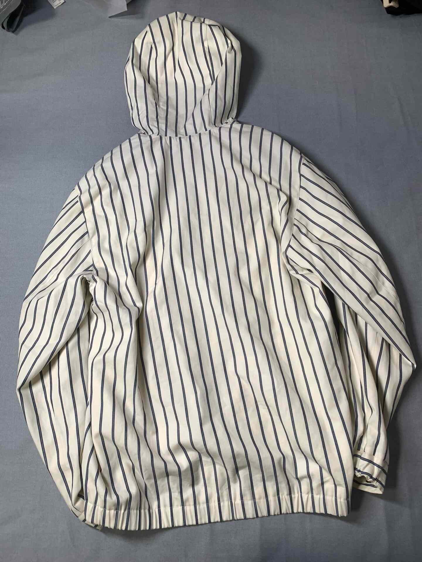 Sandro SANDRO French Stripe Hooded Jacket Size US L / EU 52-54 / 3 - 4 Thumbnail