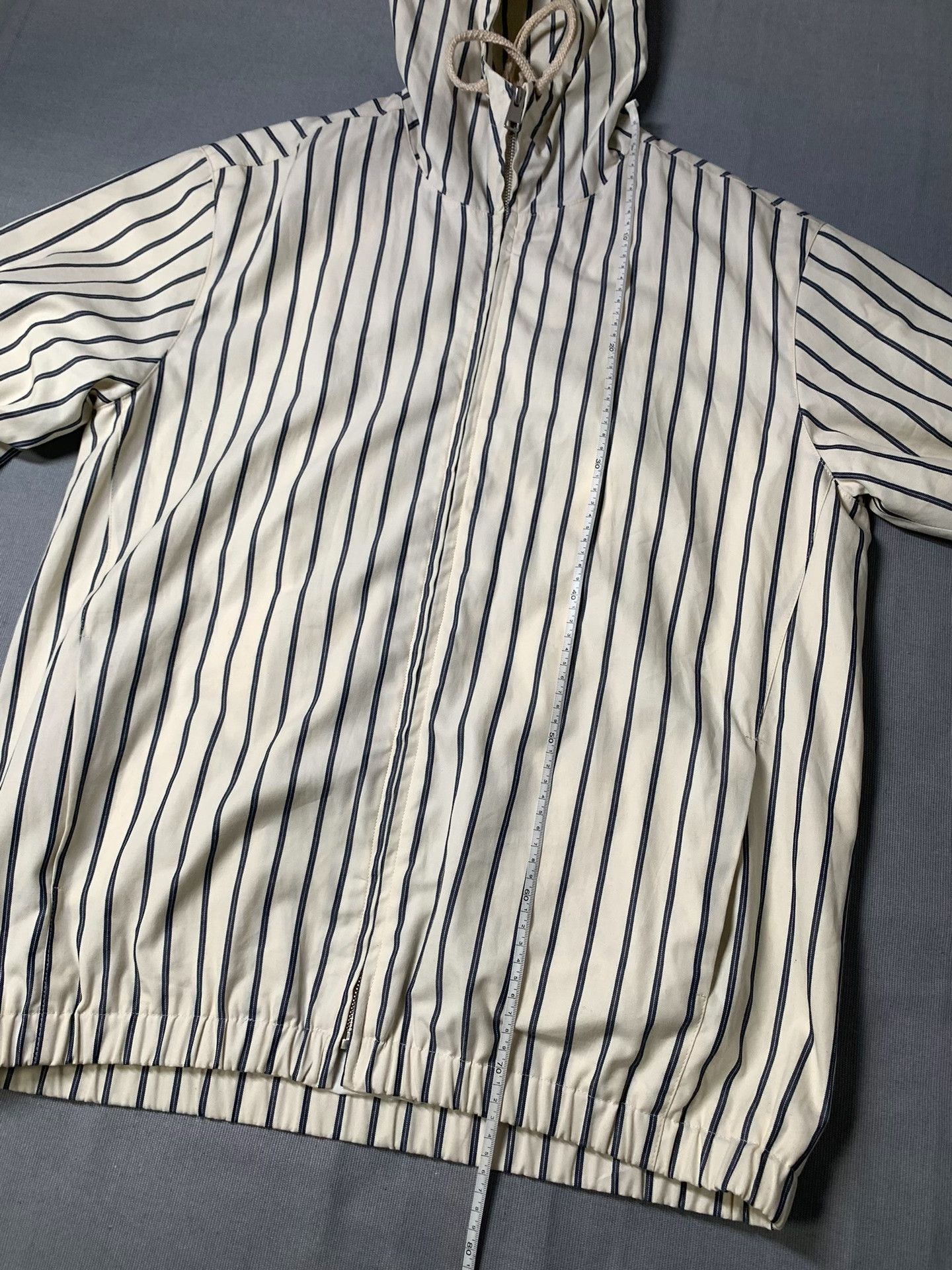 Sandro SANDRO French Stripe Hooded Jacket Size US L / EU 52-54 / 3 - 8 Thumbnail