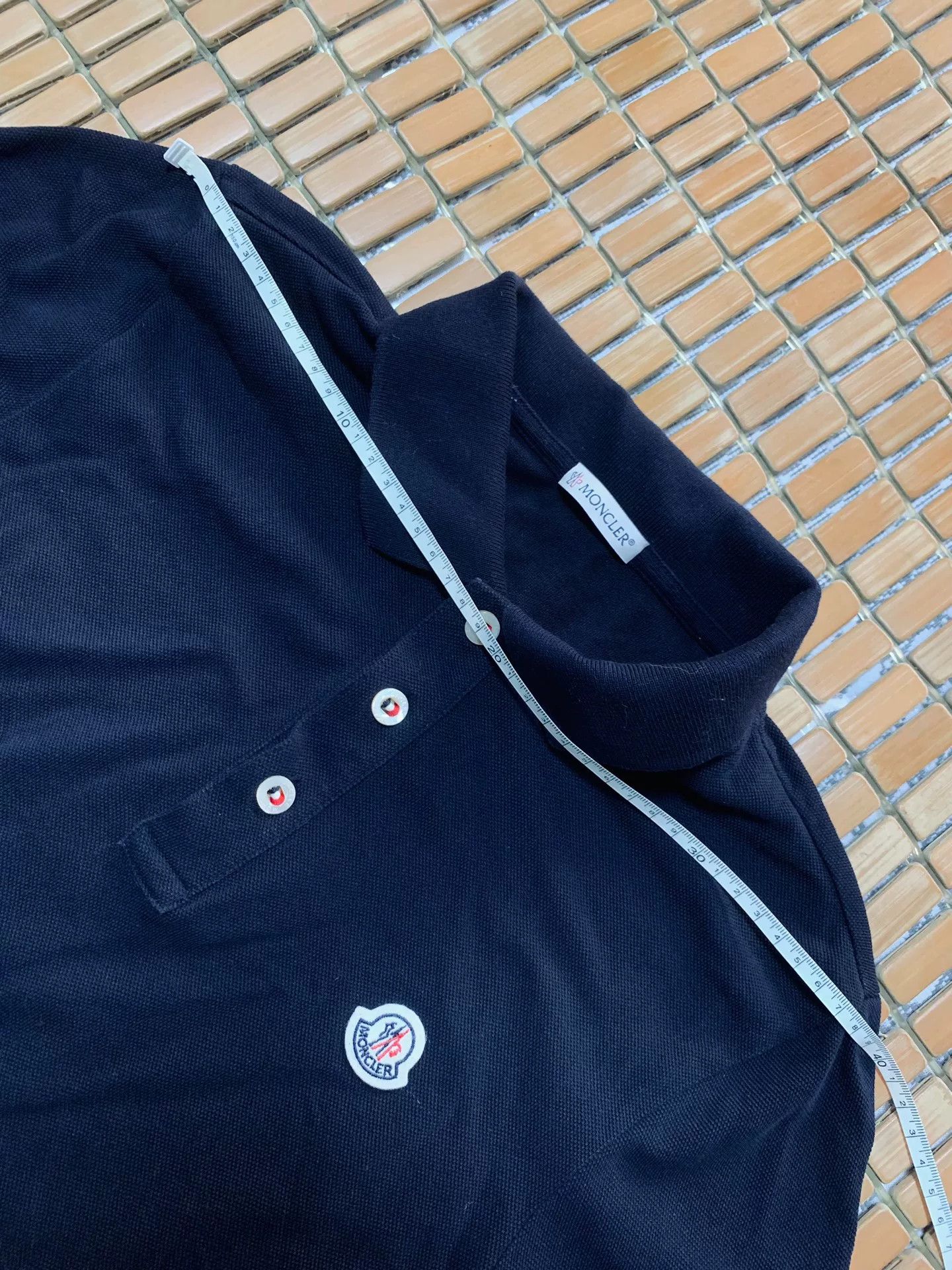 Moncler Moncler Chest Logo Polo Shirt Size US S / EU 44-46 / 1 - 6 Thumbnail
