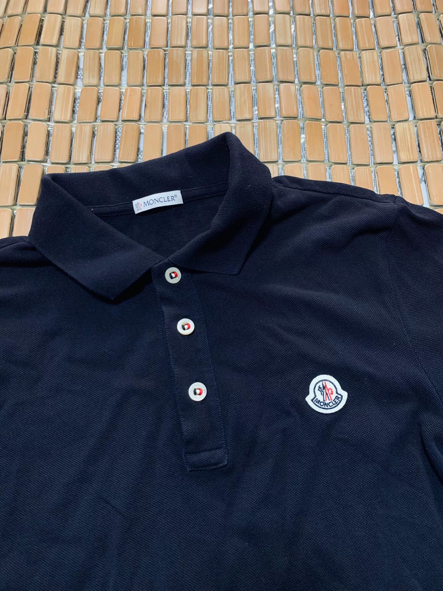 Moncler Moncler Chest Logo Polo Shirt Size US S / EU 44-46 / 1 - 2 Thumbnail
