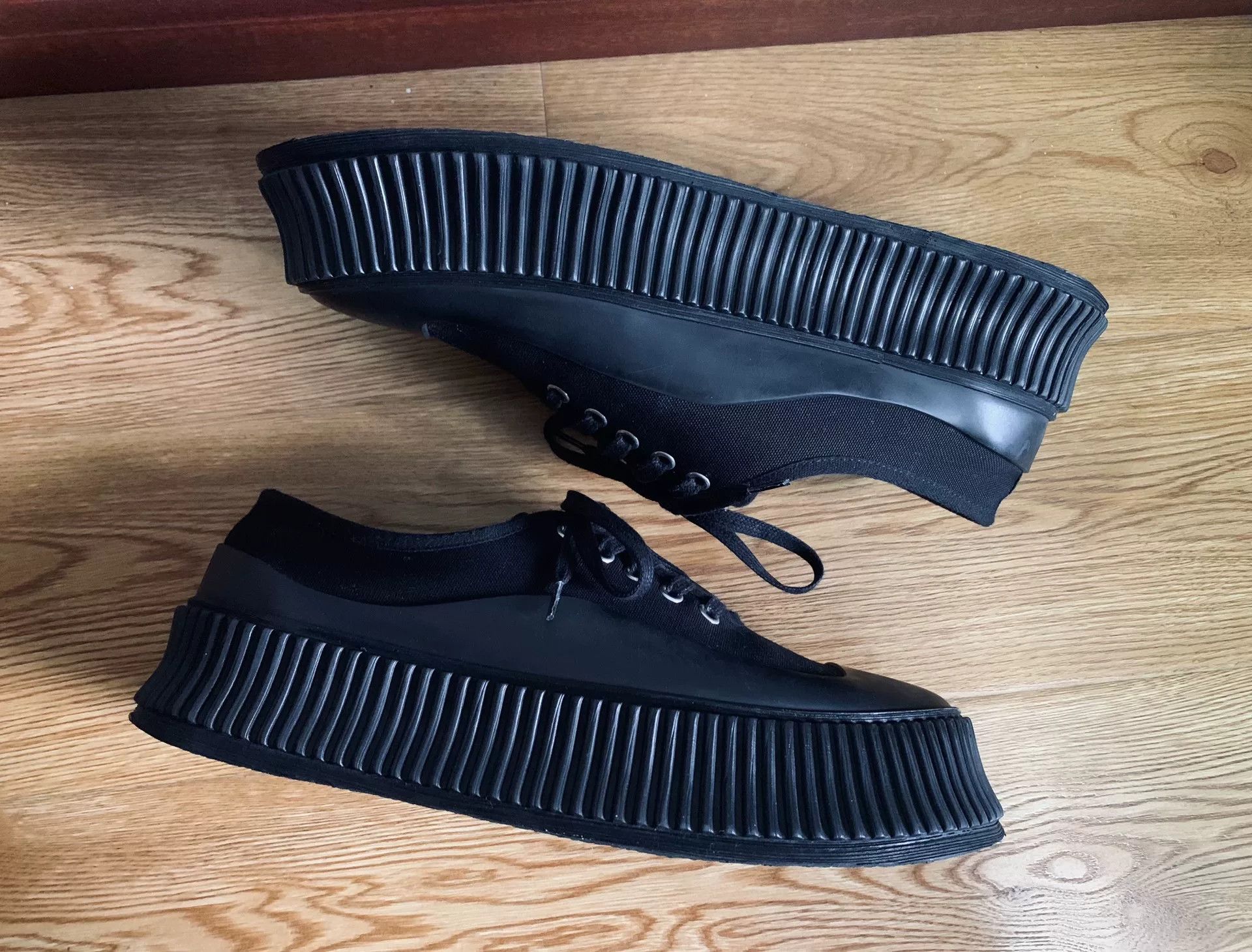 Jil Sander Jilsander Platform Chunky Sole Sneakers Size US 8 / EU 41 - 3 Thumbnail