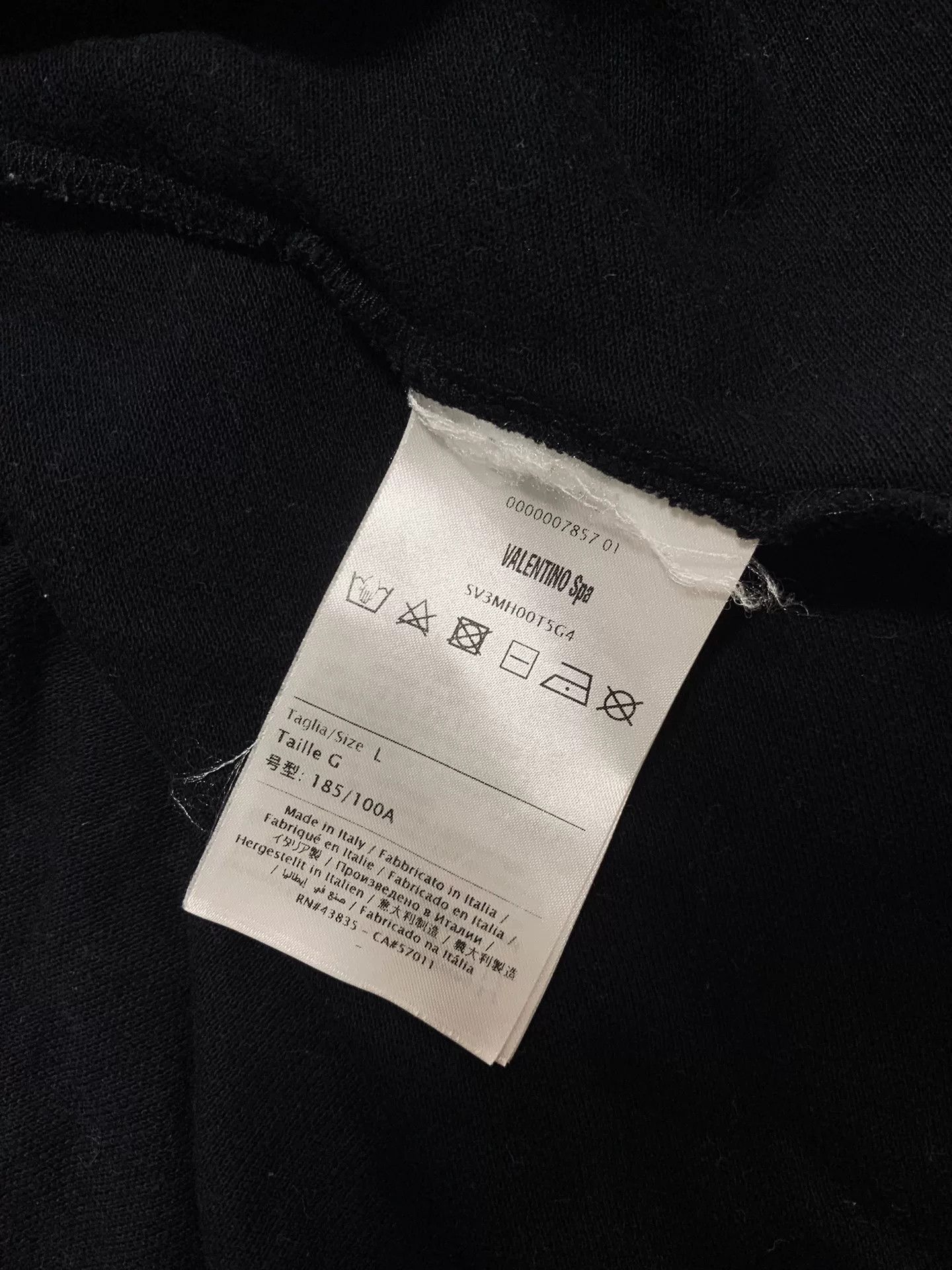 Valentino Valentino All-Over Letter Print Polo Shirt Size US L / EU 52-54 / 3 - 5 Thumbnail