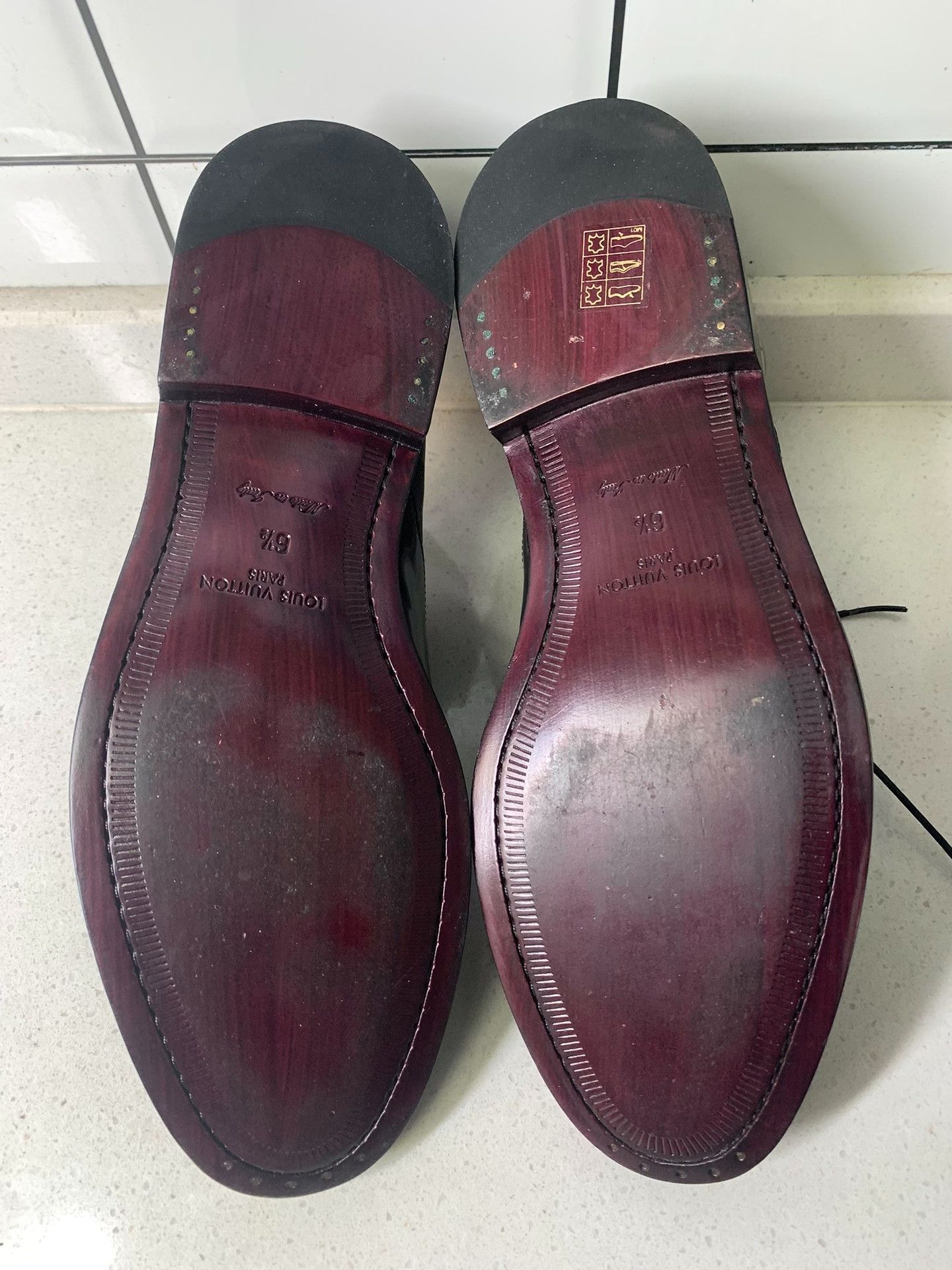 Louis Vuitton Louis Vuitton Damier Patent Leather Shoes Size US 6.5 / EU 39-40 - 7 Thumbnail