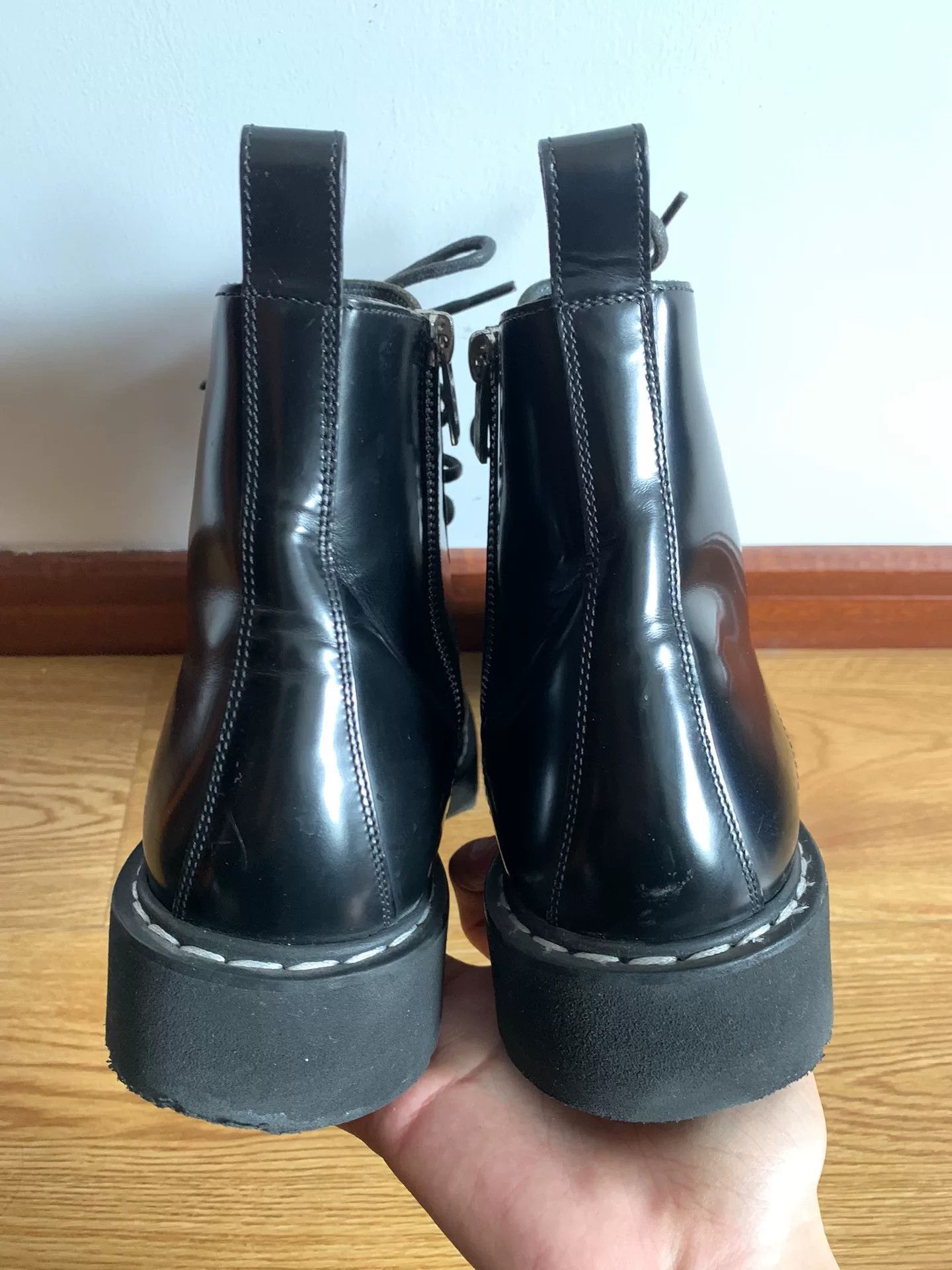 Dior Dior Homme KVA Striped Leather Boots Size US 9 / EU 42 - 6 Thumbnail