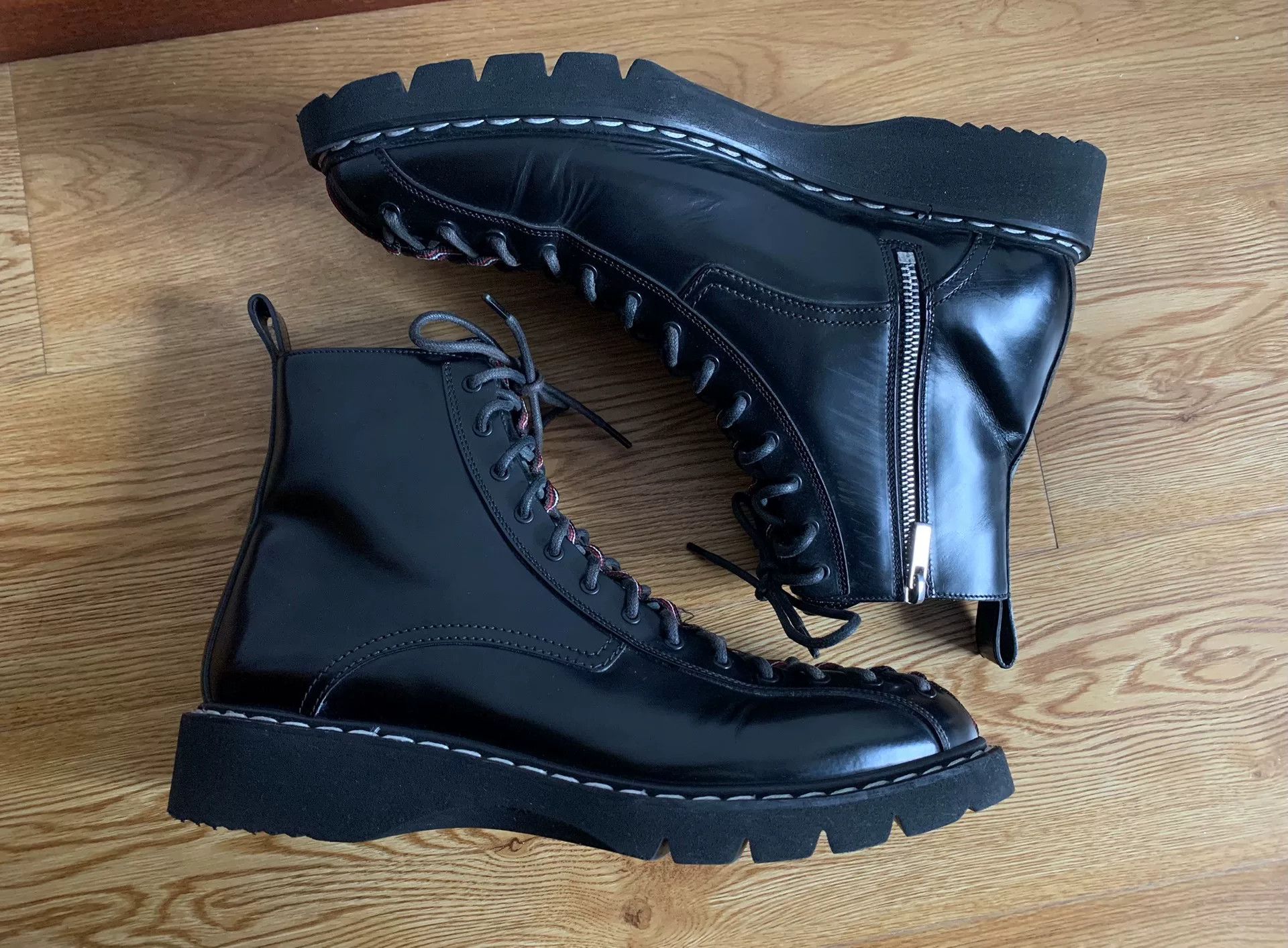 Dior Dior Homme KVA Striped Leather Boots Size US 9 / EU 42 - 4 Thumbnail
