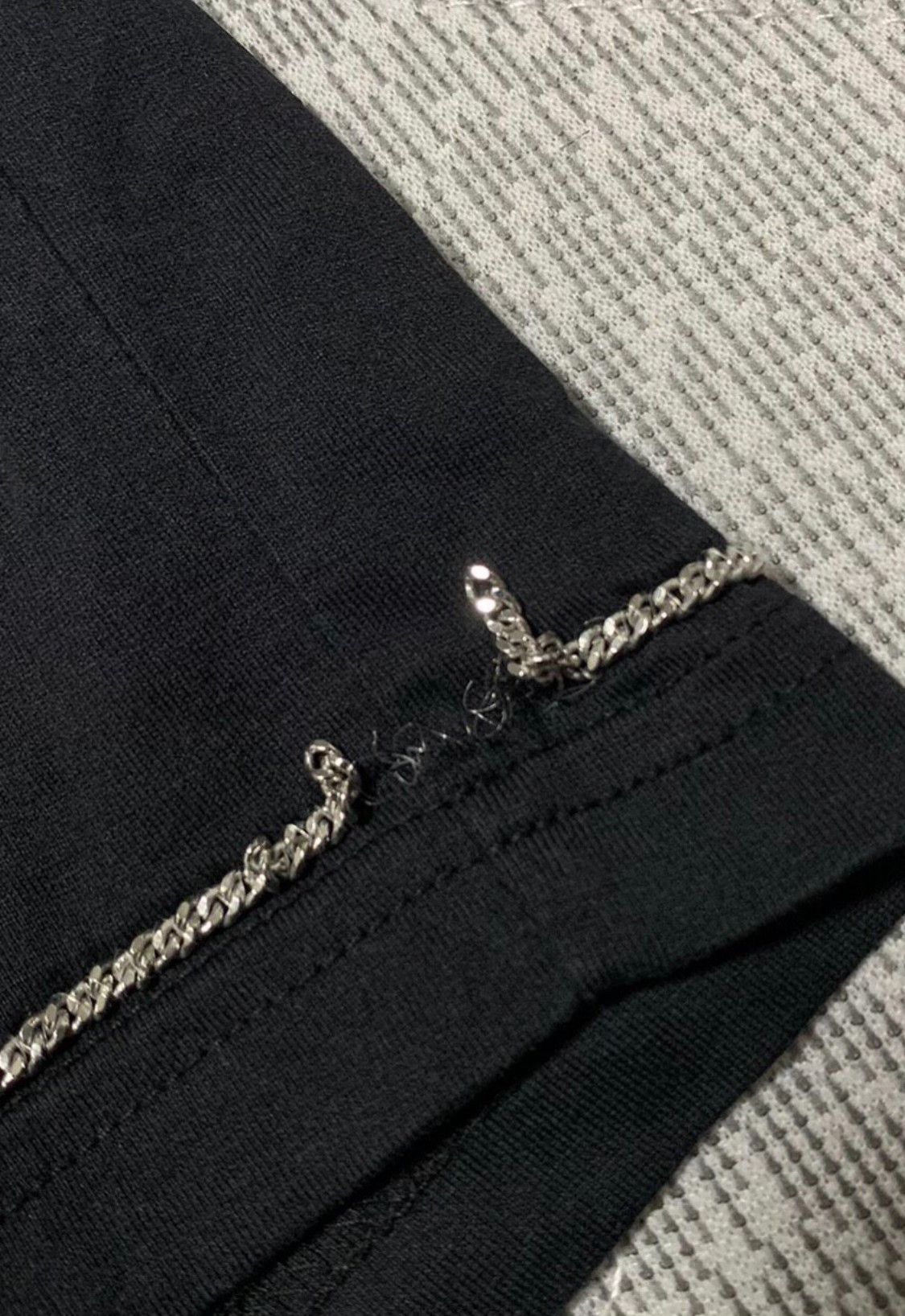 Givenchy Givenchy Silver Chain Short Sleeve Top Size XS / US 0-2 / IT 36-38 - 8 Thumbnail