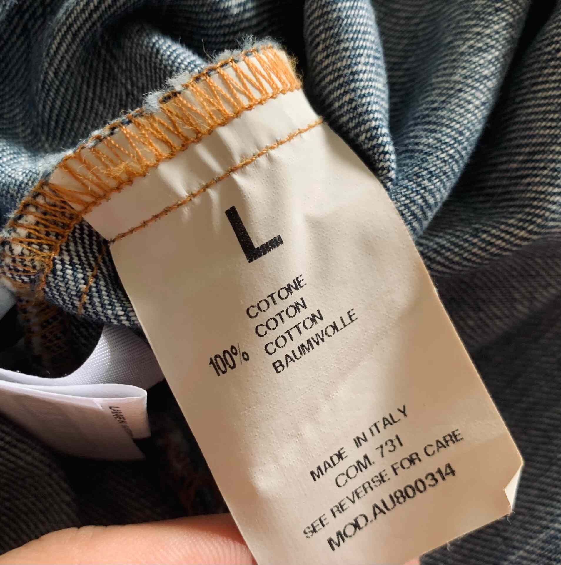 Off-White Off-White Curved Hem Washed Denim Jacket Size US L / EU 52-54 / 3 - 7 Thumbnail