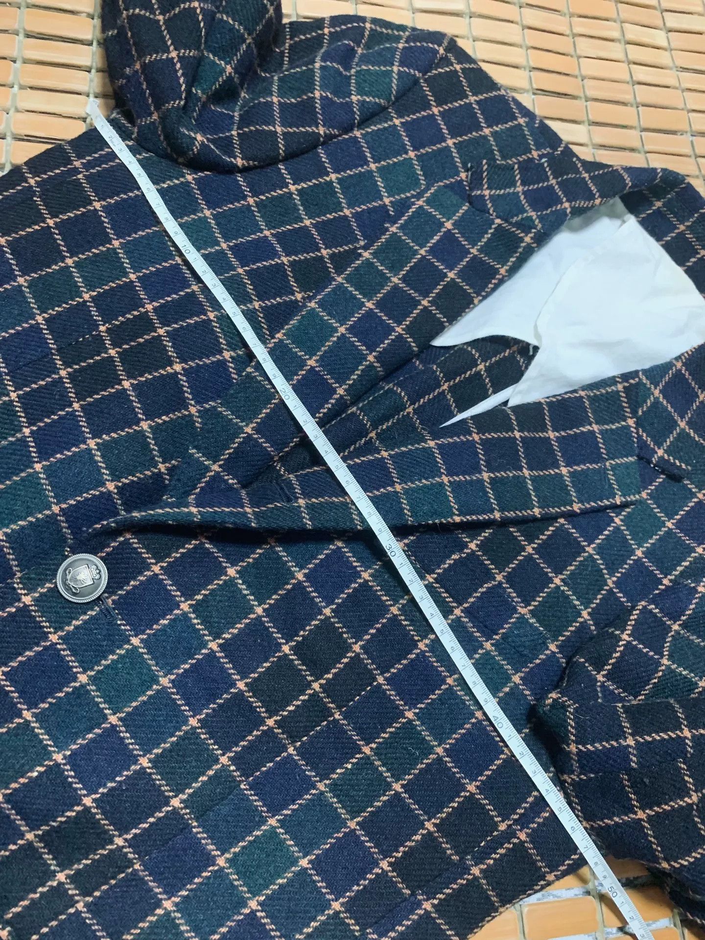 Maison MIHARA YASUHIRO Miharayasuhiro Plaid Wool Blend Blazer Size US M / EU 48-50 / 2 - 7 Thumbnail