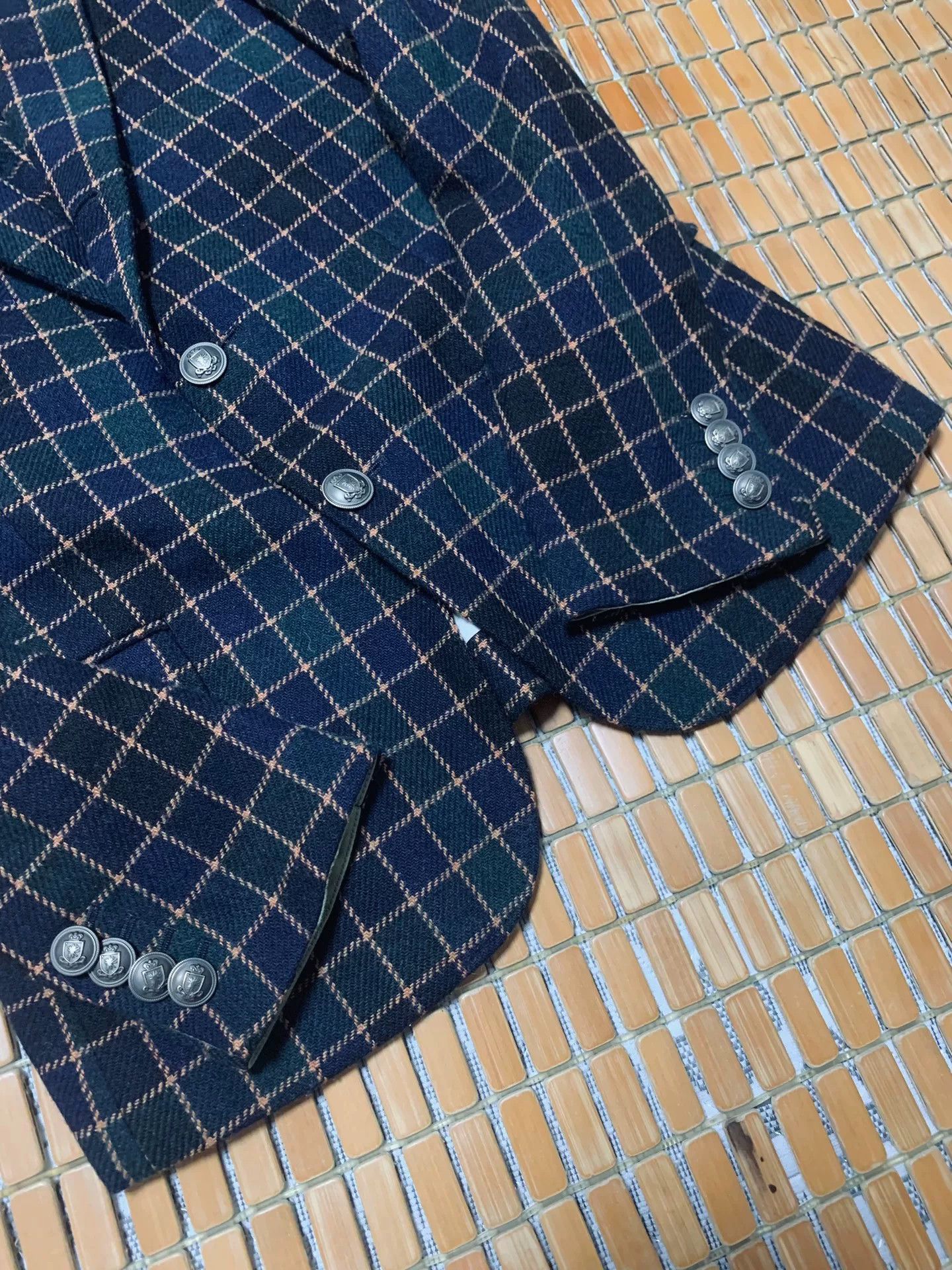 Maison MIHARA YASUHIRO Miharayasuhiro Plaid Wool Blend Blazer Size US M / EU 48-50 / 2 - 3 Thumbnail
