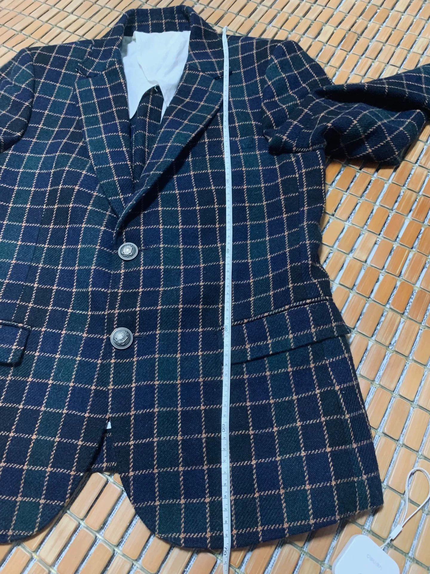 Maison MIHARA YASUHIRO Miharayasuhiro Plaid Wool Blend Blazer Size US M / EU 48-50 / 2 - 9 Thumbnail
