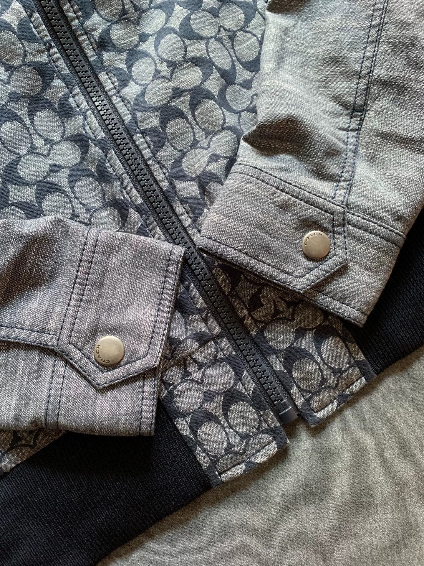 Coach Coach Chambray Classic Pilot Jacket Size US M / EU 48-50 / 2 - 3 Thumbnail