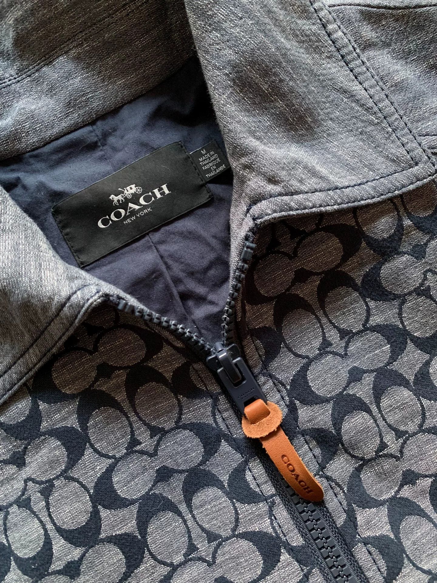 Coach Coach Chambray Classic Pilot Jacket Size US M / EU 48-50 / 2 - 4 Thumbnail