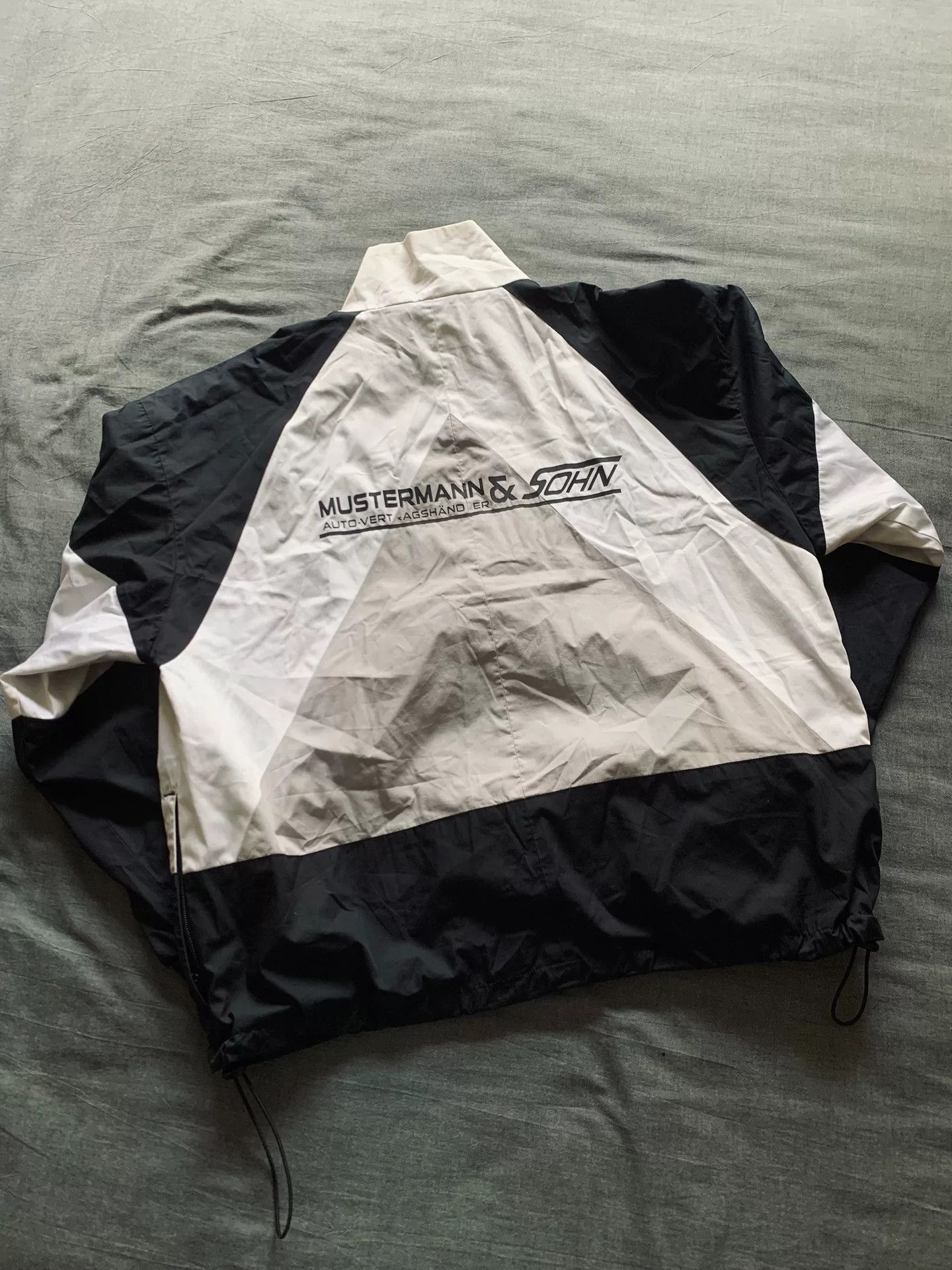 Vetements Vetements Black White Gray Print Coach Jacket Size US M / EU 48-50 / 2 - 3 Thumbnail