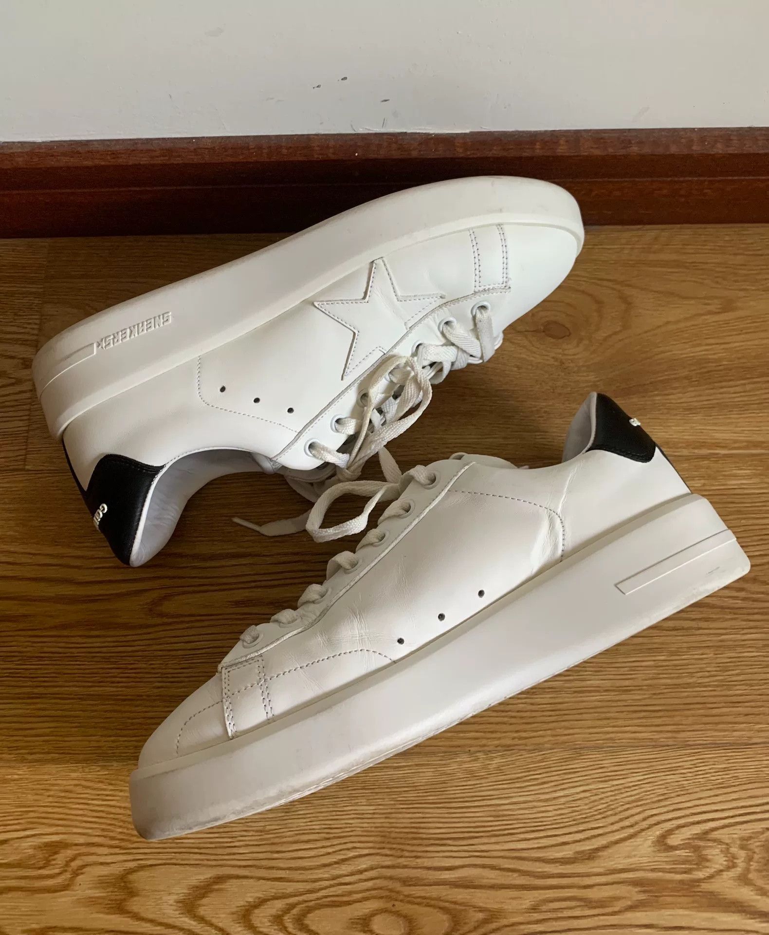 Golden Goose Golden Goose Star Platform White Sneakers Size US 8 / EU 41 - 4 Thumbnail