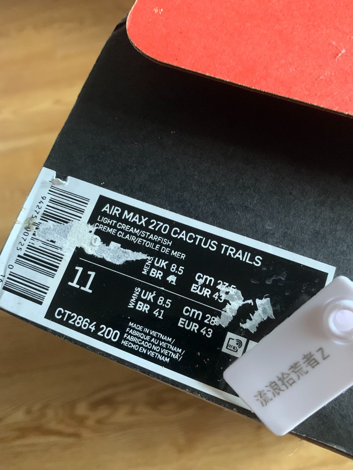 Nike Nike Air Max 270 Travis Scott Size US 10 / EU 43 - 7 Thumbnail
