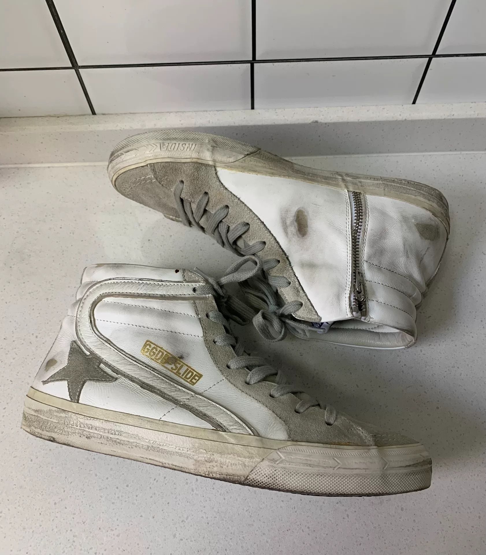 Golden Goose GGDB Golden Goose High-Top Sneakers Size US 9 / EU 42 - 4 Thumbnail