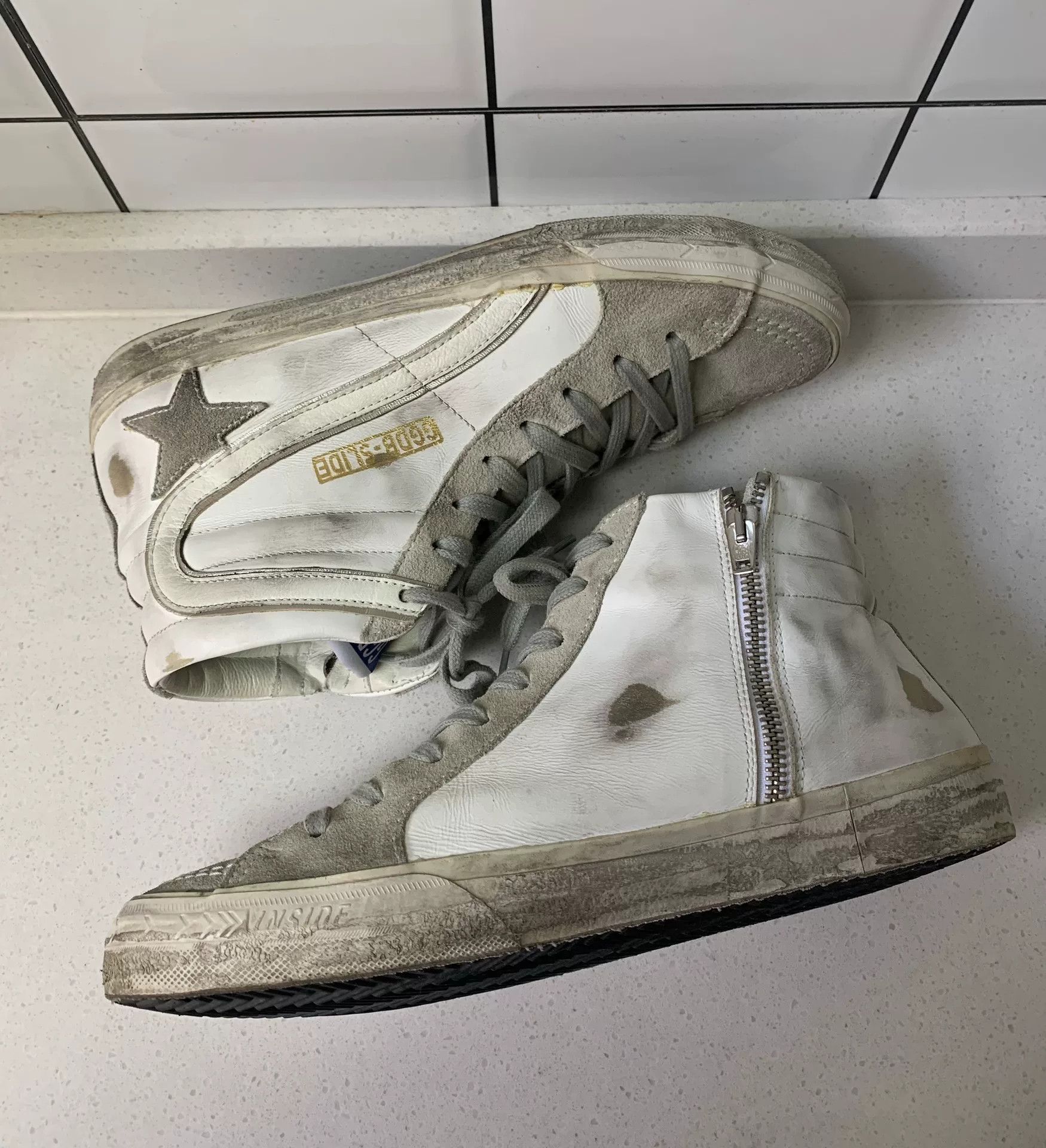 Golden Goose GGDB Golden Goose High-Top Sneakers Size US 9 / EU 42 - 5 Thumbnail