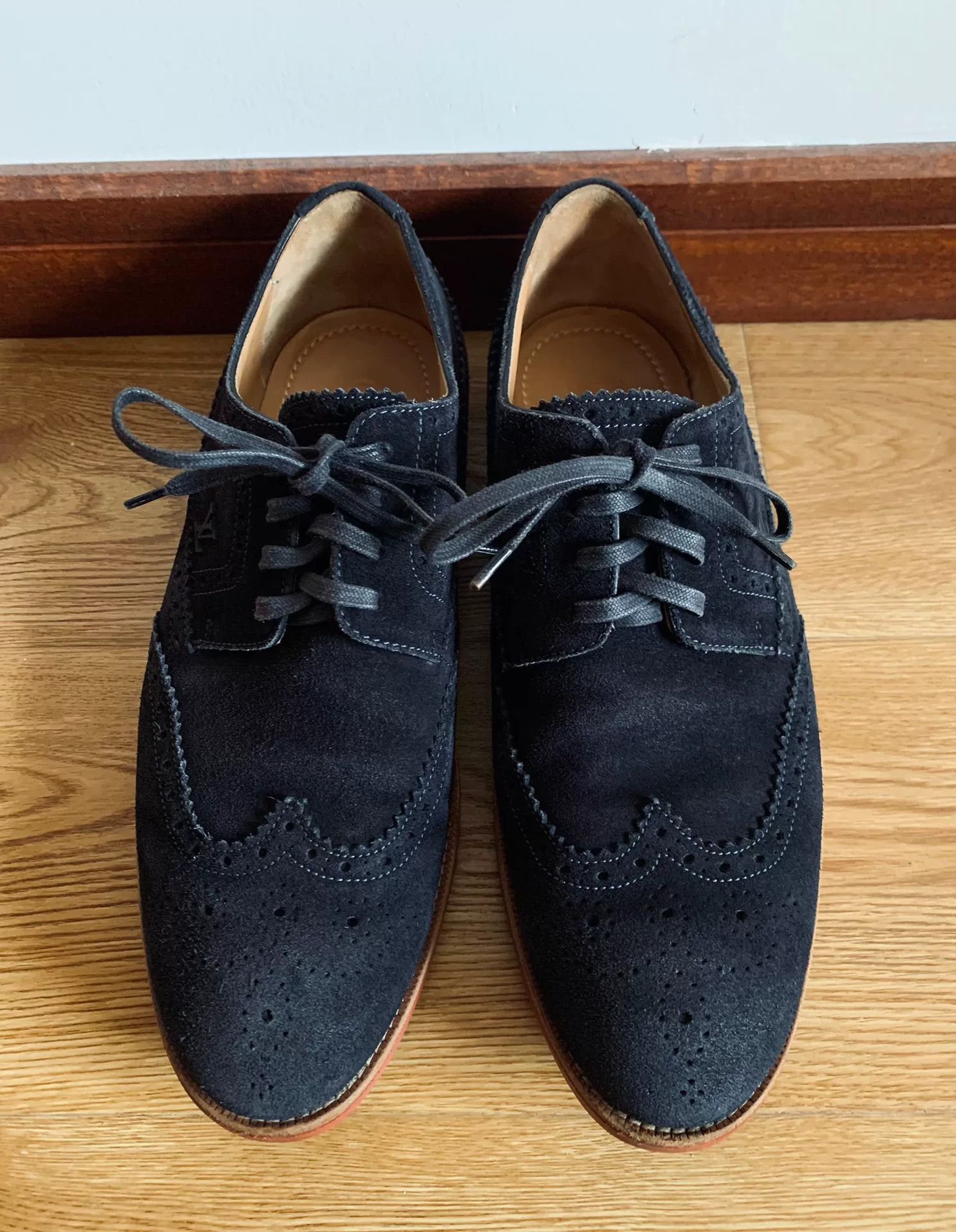 Louis Vuitton Louis Vuitton Suede Embossed Leather Shoes Size US 6 / EU 39 - 2 Thumbnail