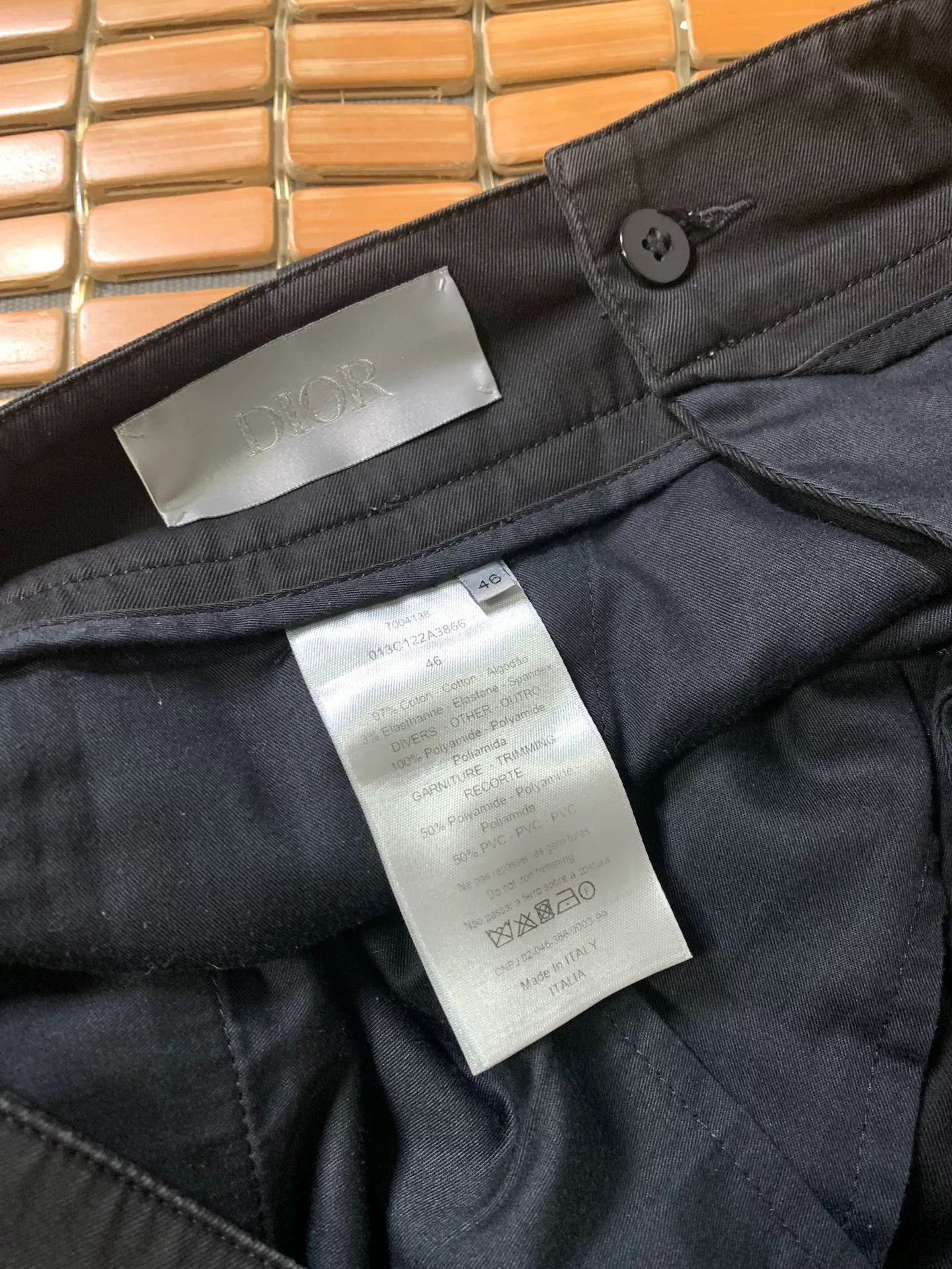 Dior Dior Black Multi-Pocket Cargo Pants Size US 30 / EU 46 - 4 Thumbnail