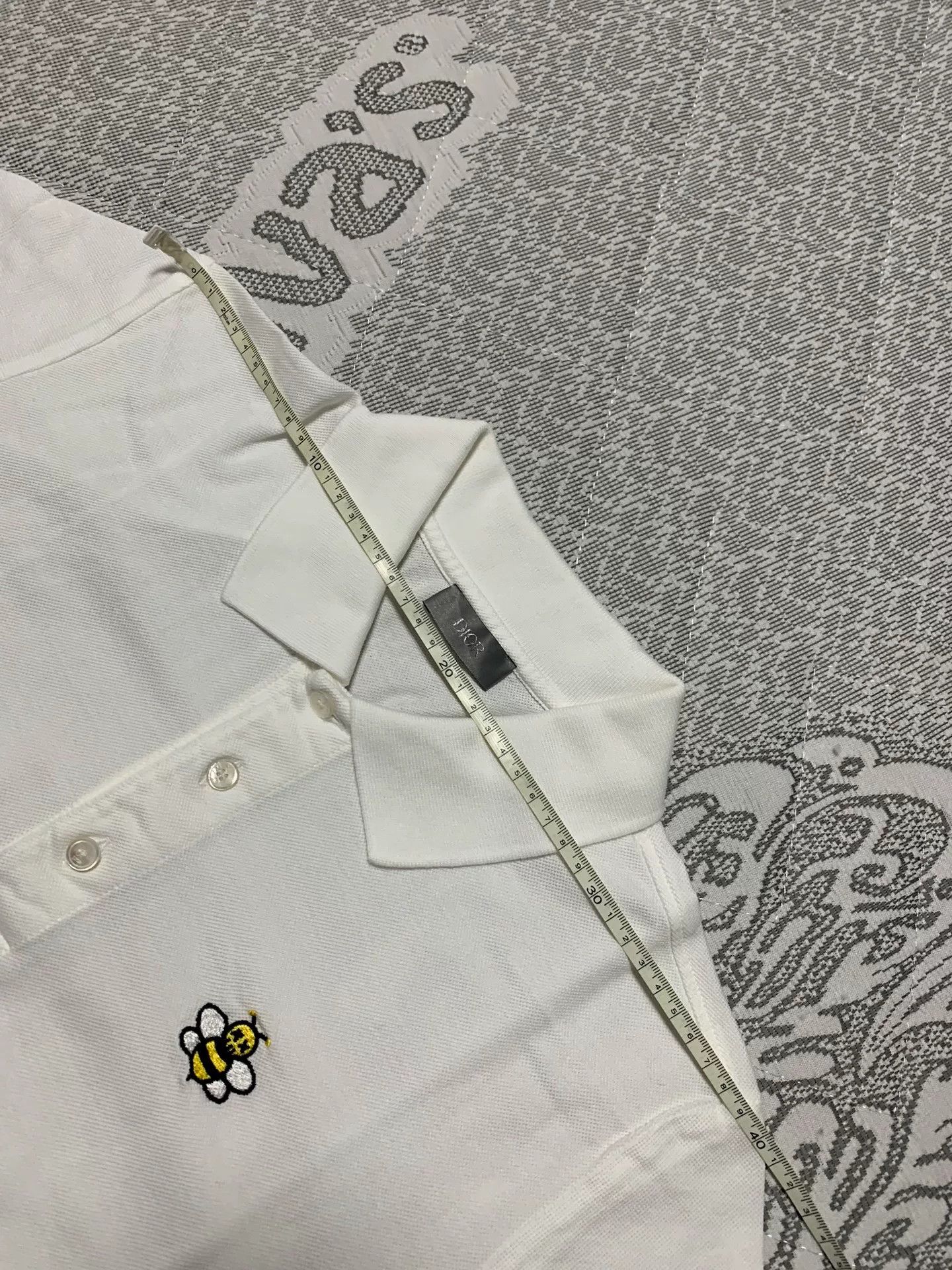 Dior Dior x Kaws Bee Embroidery Polo Shirt Size US M / EU 48-50 / 2 - 6 Thumbnail