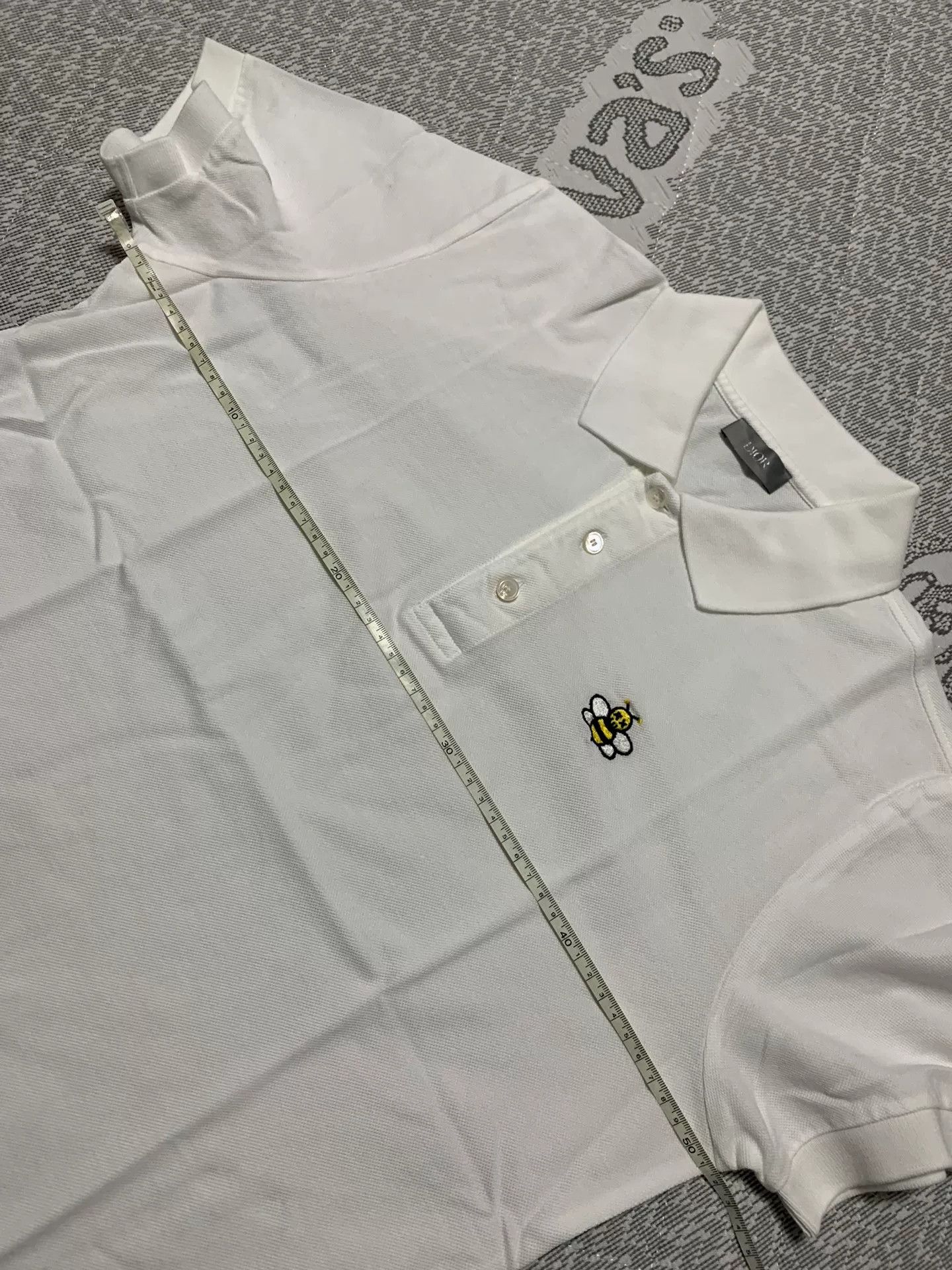 Dior Dior x Kaws Bee Embroidery Polo Shirt Size US M / EU 48-50 / 2 - 5 Thumbnail