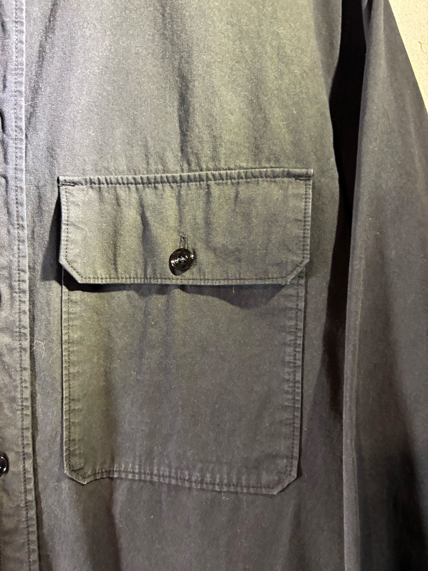 Lemaire Lemaire Distressed Long Shirt Size US M / EU 48-50 / 2 - 8 Thumbnail