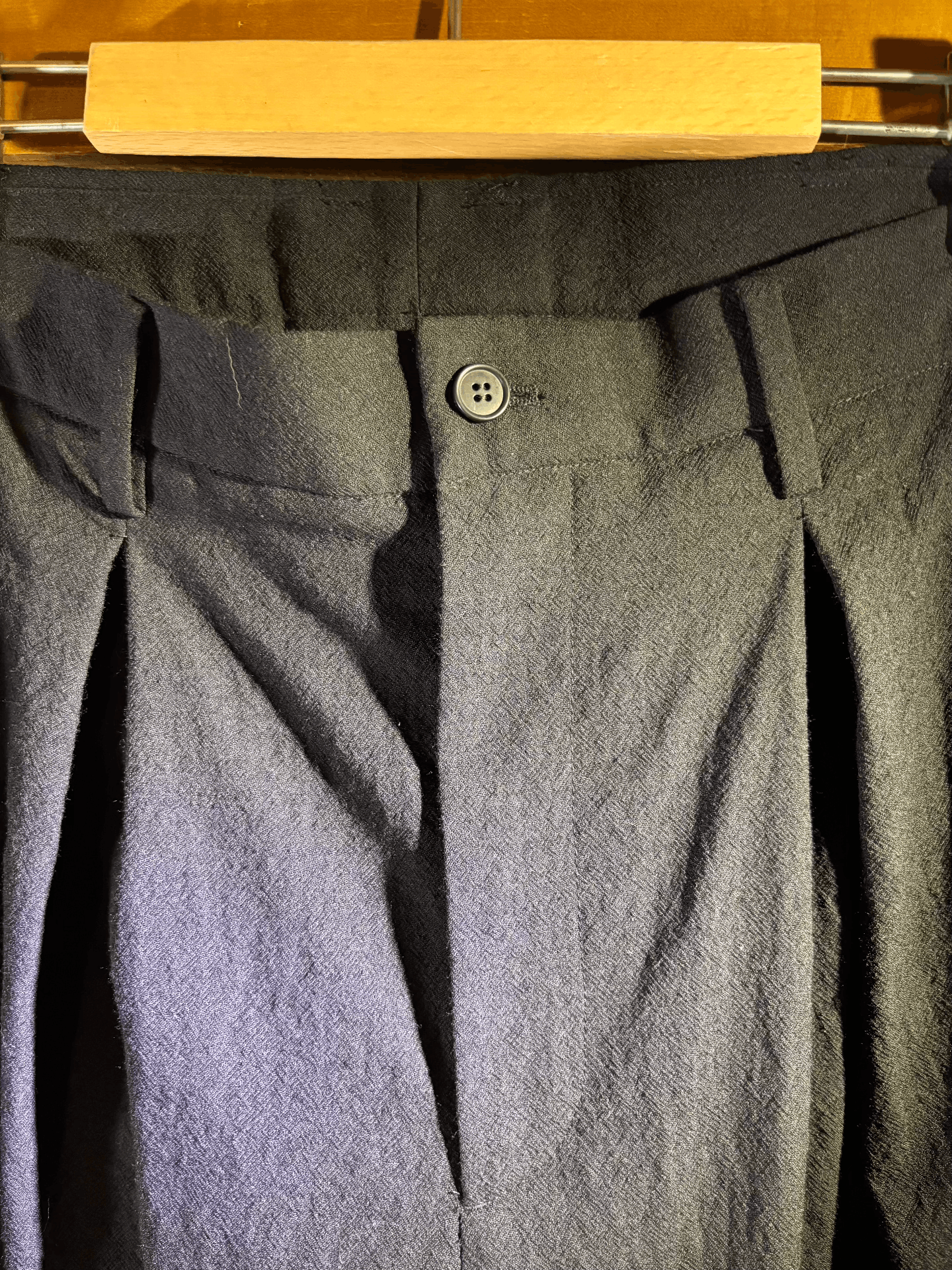 Journal Standard Journal Standard Trisect Pleated Wool Wide-Leg Trousers Size US 26 / EU 42 - 2 Thumbnail