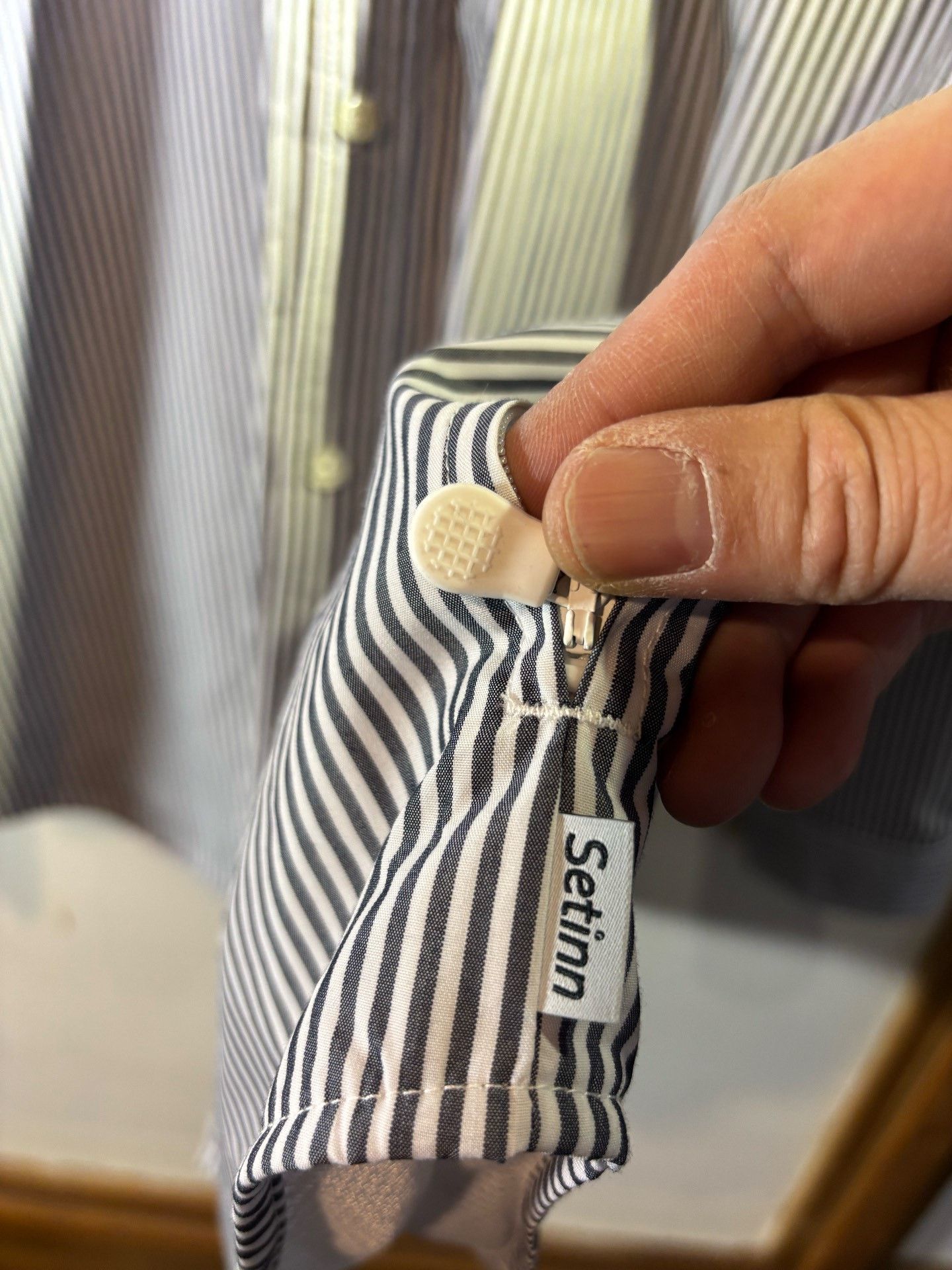 unfil Setinn Multi-Zip Striped Shirt Size US L / EU 52-54 / 3 - 5 Thumbnail