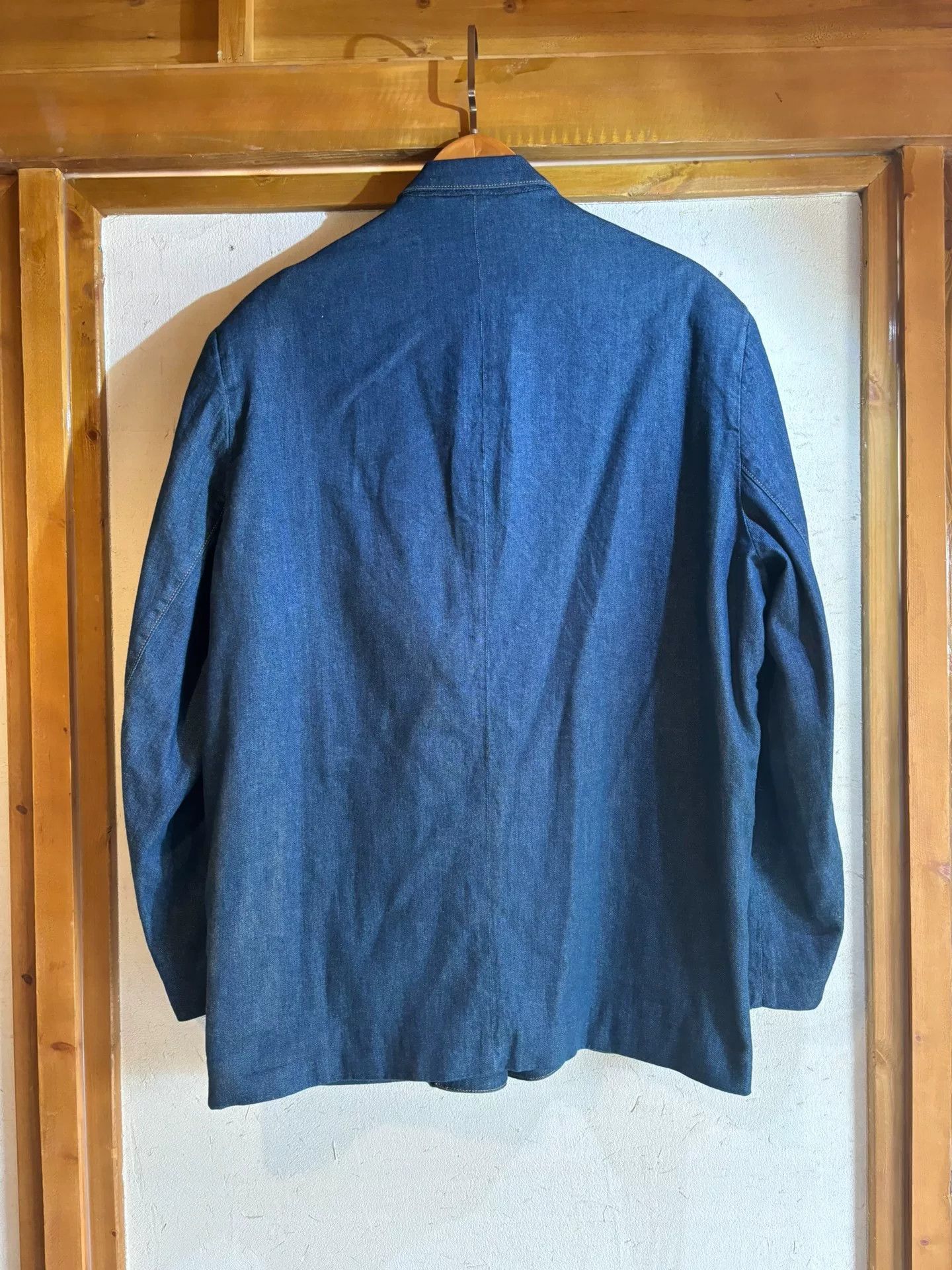 Lemaire Lemaire Padded Shoulder Denim Blazer Size US M / EU 48-50 / 2 - 8 Thumbnail