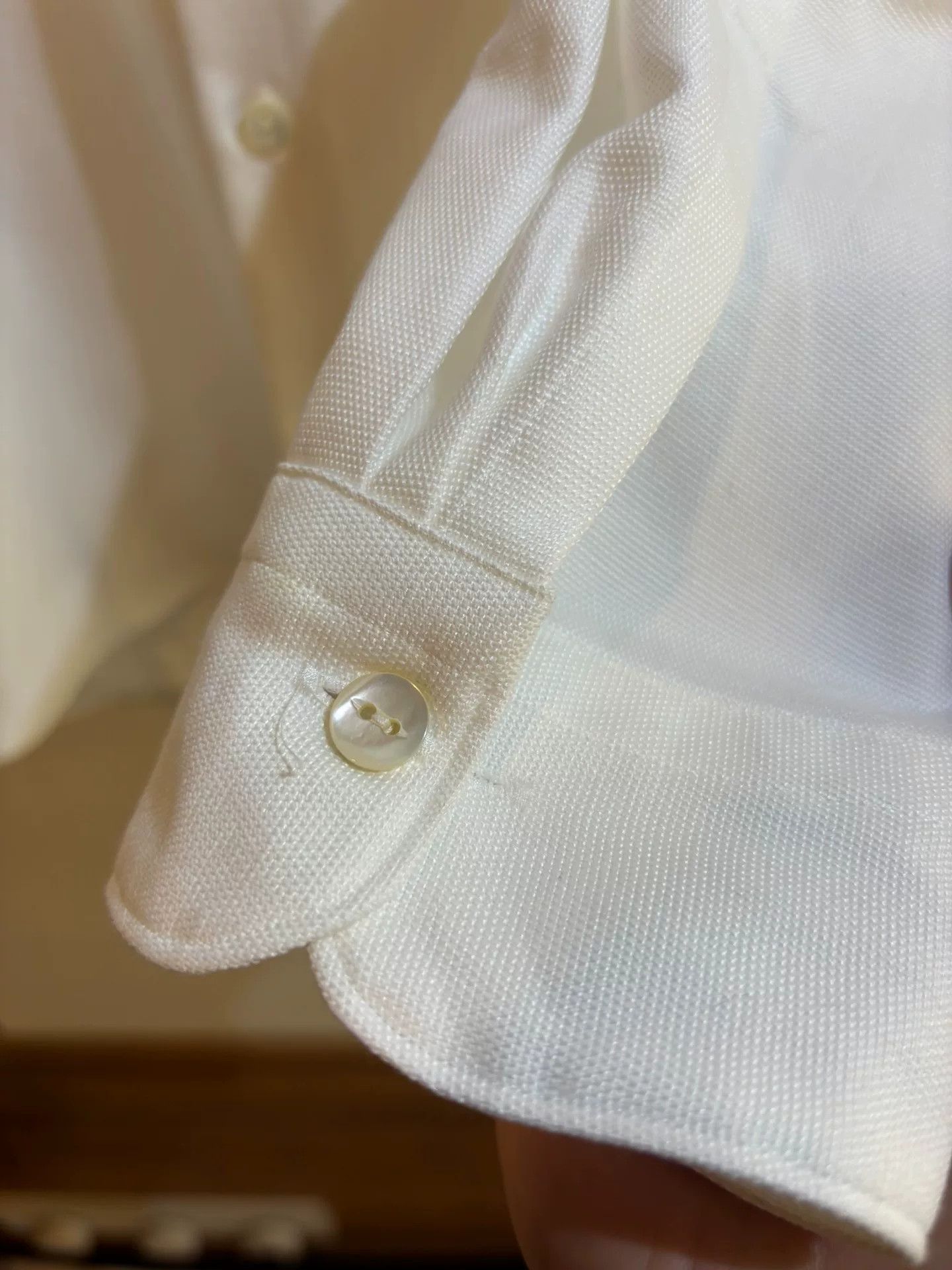 M.Nii Men's Brapue Italian Arc Collar Shirt Size US M / EU 48-50 / 2 - 6 Thumbnail