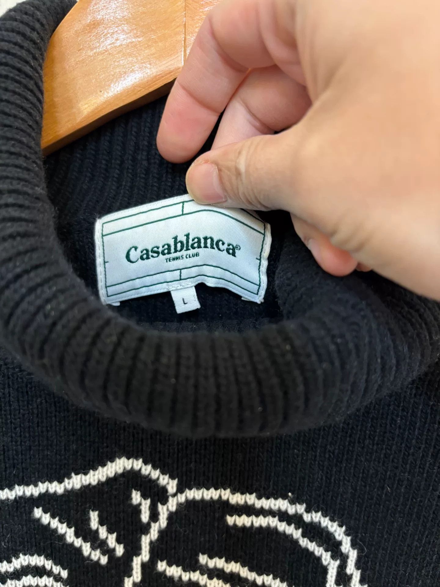 Casablanca Casablanca Portrait Sweater Size US L / EU 52-54 / 3 - 2 Thumbnail